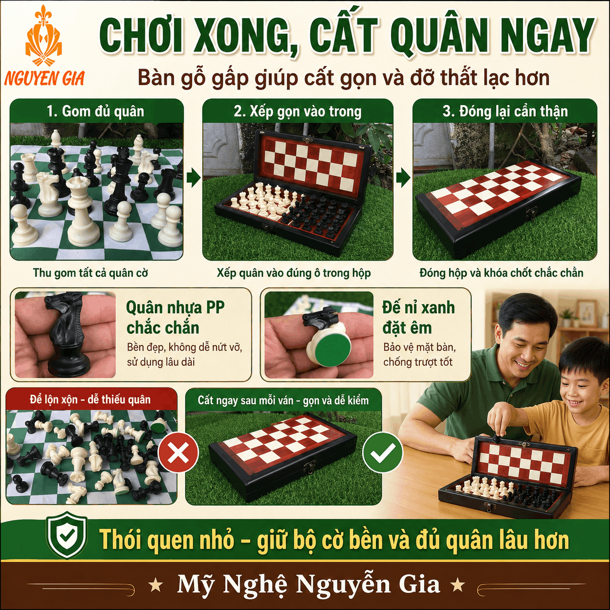 Sau Khi Mua Bộ Cờ Vua N&ecirc;n L&agrave;m G&igrave;? C&aacute;ch D&ugrave;ng, Bảo Quản V&agrave; Gi&uacute;p Con Chơi Đều Hơn
