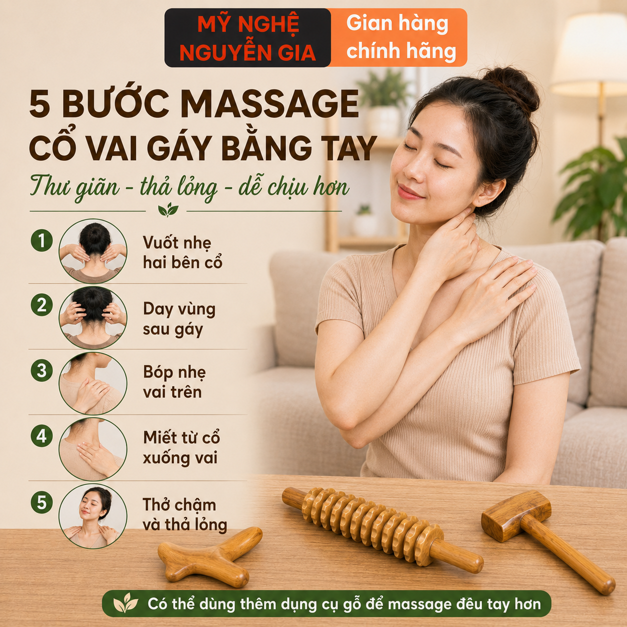 Cách Massage Cổ Vai Gáy Tại Nhà Để Thả Lỏng Sau Ngày Dài