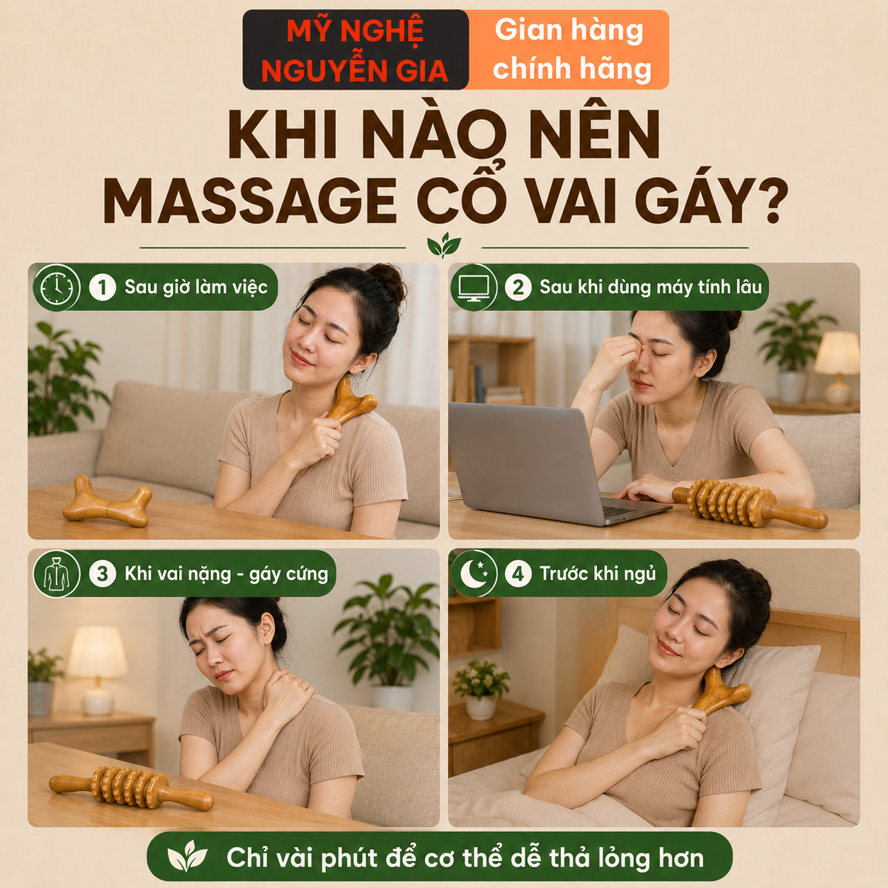 Cách Massage Cổ Vai Gáy Tại Nhà Để Thả Lỏng Sau Ngày Dài