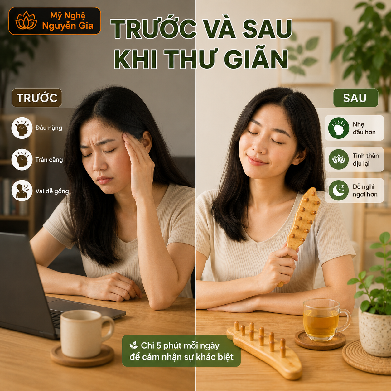 C&aacute;ch Massage Đầu Bằng Tay Gi&uacute;p Thư Gi&atilde;n, Xả Stress Sau Ng&agrave;y D&agrave;i