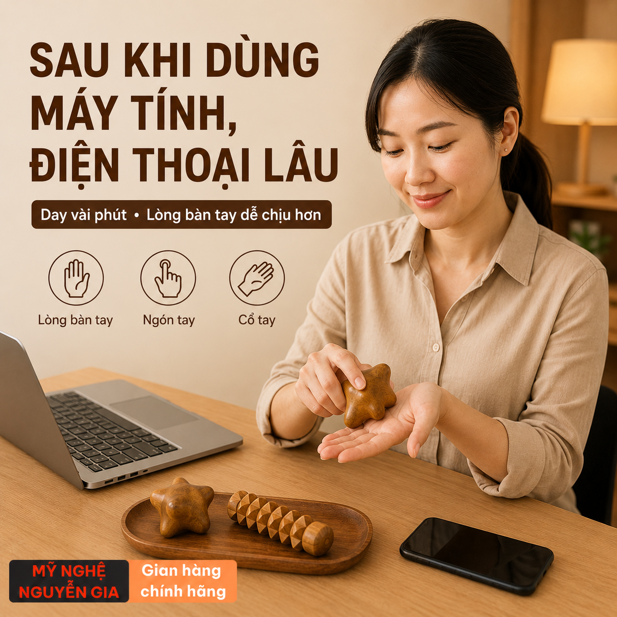 C&aacute;ch Massage Tay Tại Nh&agrave; Khi B&agrave;n Tay, Ng&oacute;n Tay Dễ T&ecirc; Mỏi