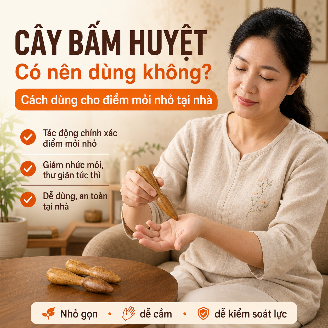 C&acirc;y Bấm Huyệt C&oacute; N&ecirc;n D&ugrave;ng Kh&ocirc;ng? C&aacute;ch D&ugrave;ng Cho Điểm Mỏi Nhỏ Tại Nh&agrave;
