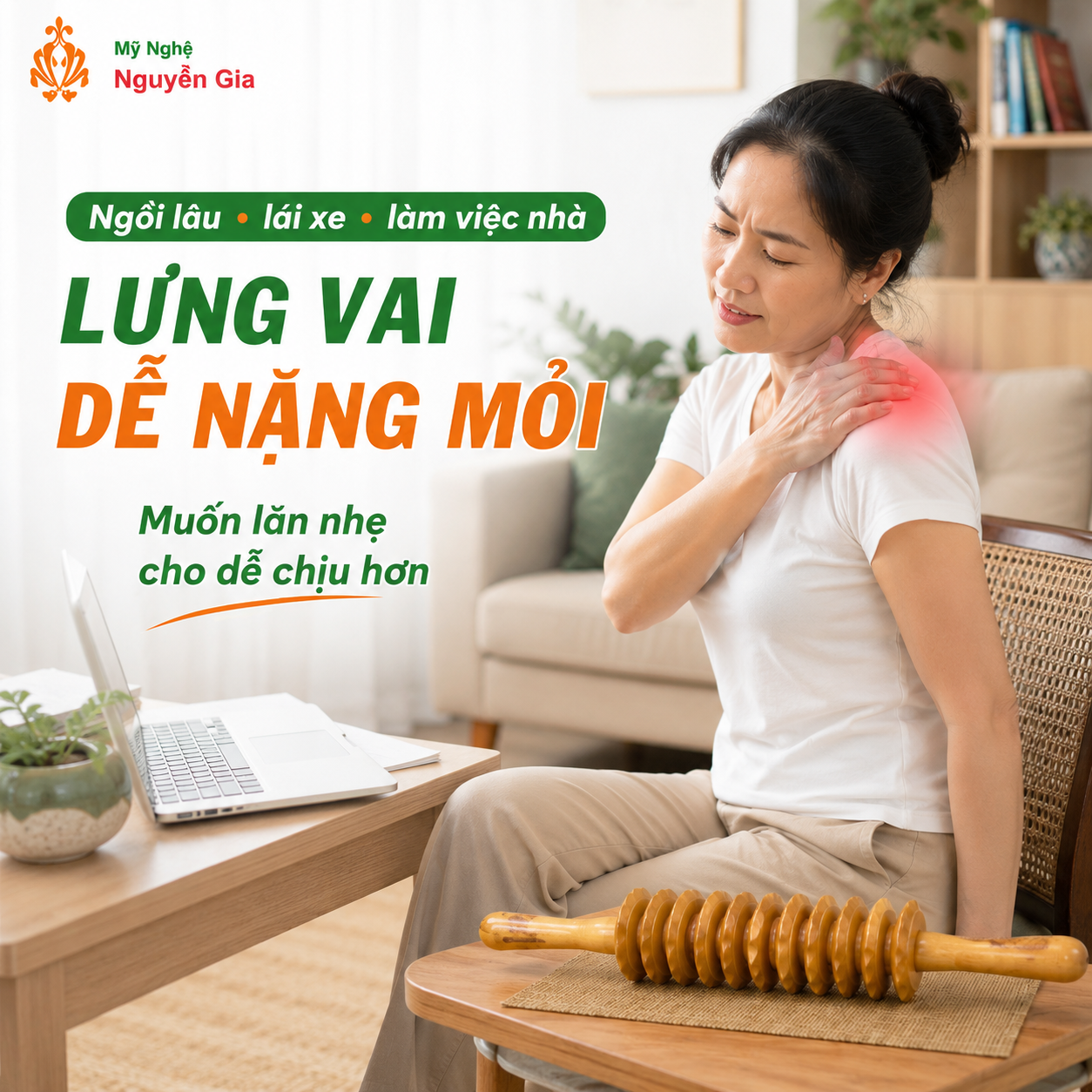 Cây Lăn Massage Lưng 3D Có Nên Dùng Không? Cách Dùng Cho Lưng, Vai Và Bắp Chân