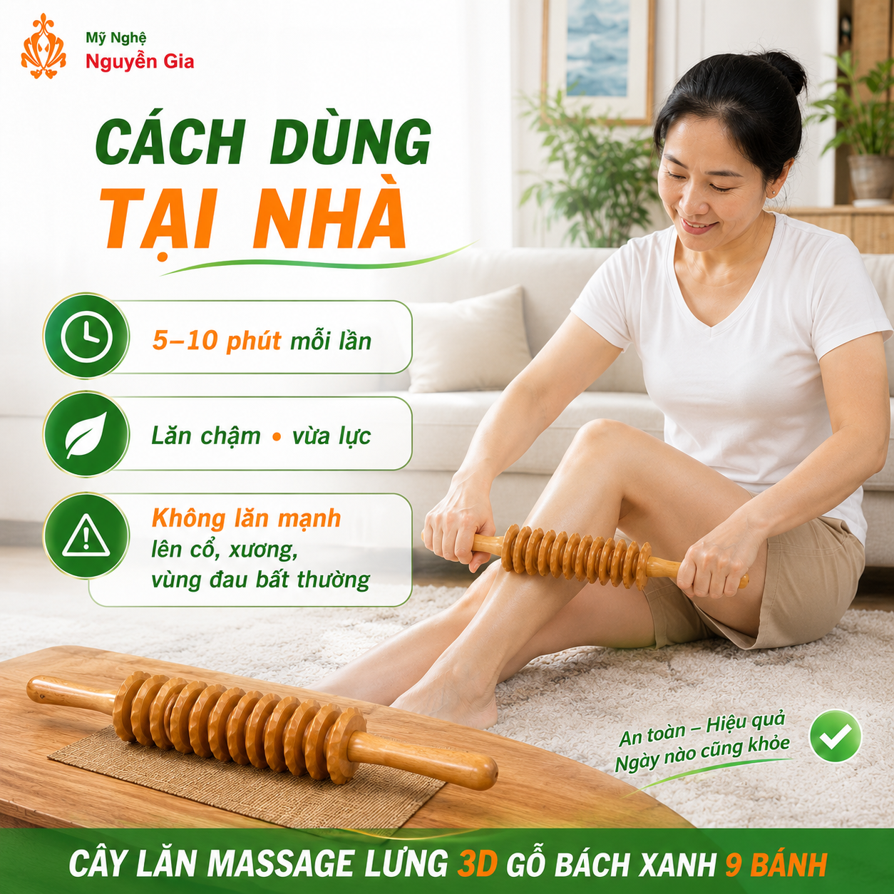 Cây Lăn Massage Lưng 3D Có Nên Dùng Không? Cách Dùng Cho Lưng, Vai Và Bắp Chân