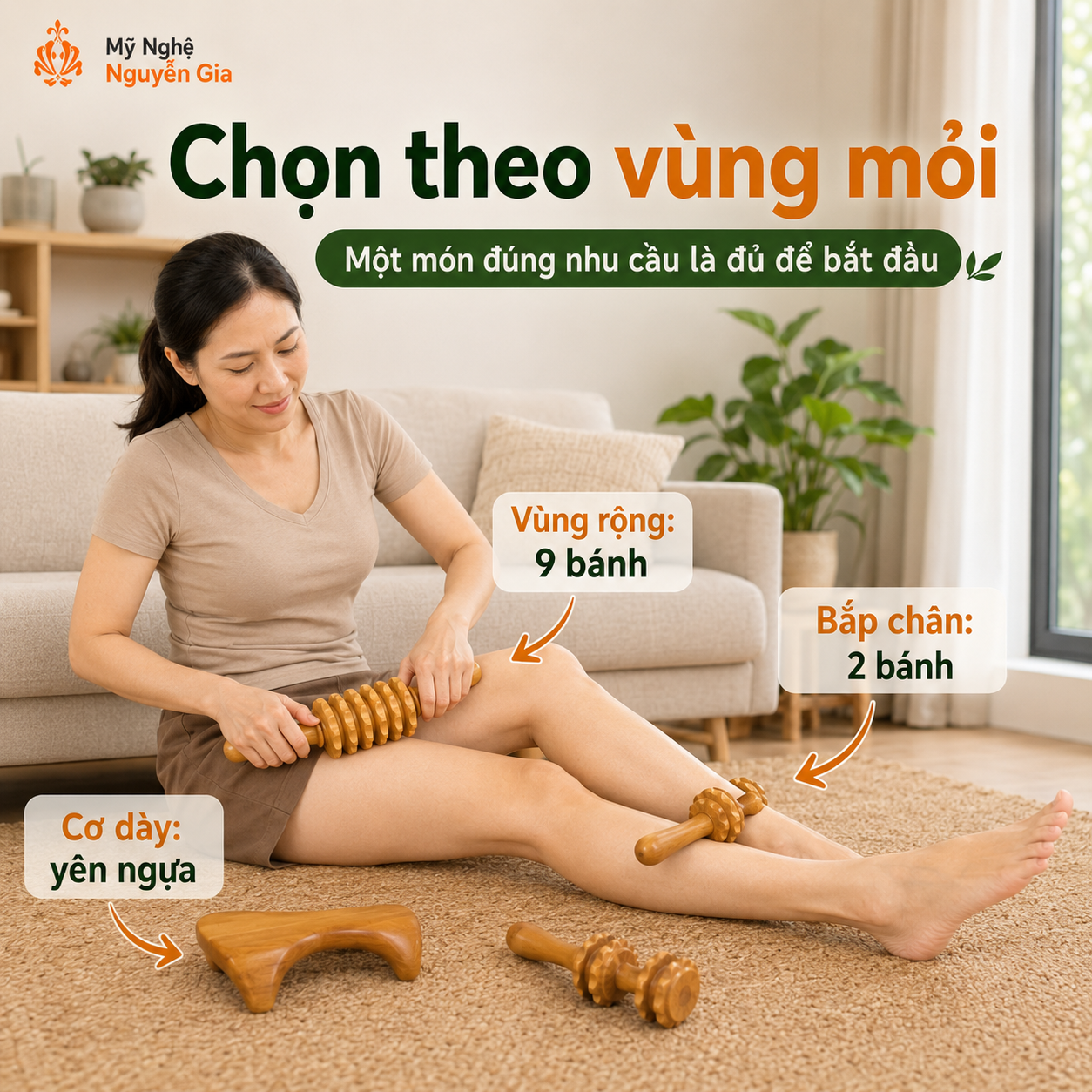 Dụng Cụ Massage Bắp Chân Loại Nào Dễ Dùng Khi Đứng Lâu, Đi Nhiều?