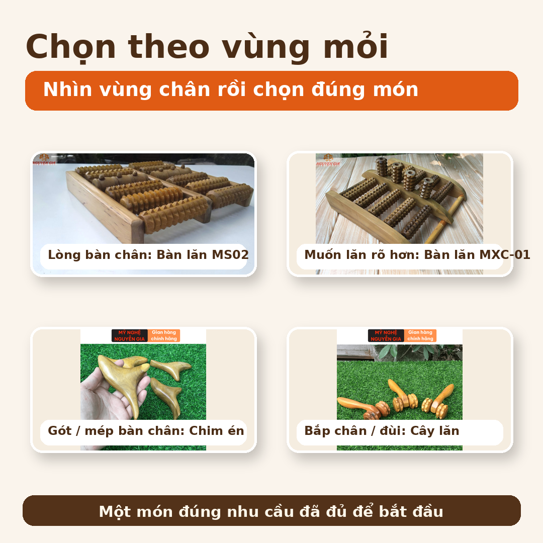 Dụng Cụ Massage Ch&acirc;n Loại N&agrave;o Dễ D&ugrave;ng Tại Nh&agrave;? C&aacute;ch Chọn Theo V&ugrave;ng Mỏi