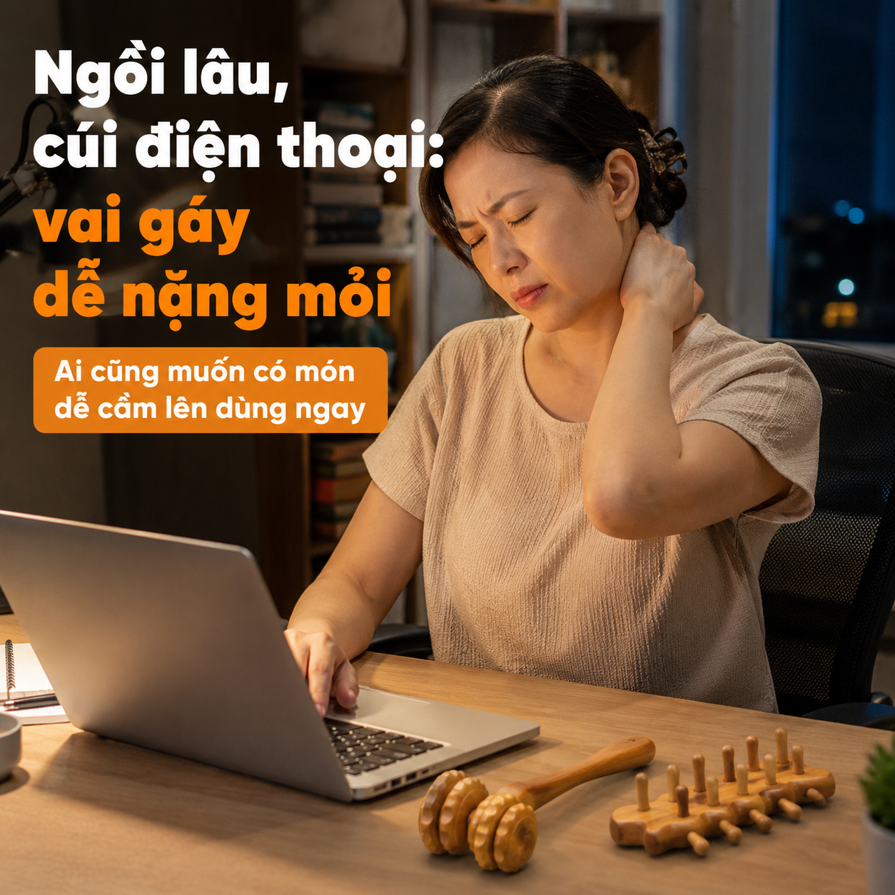 Dụng Cụ Massage Cổ Vai Gáy Loại Nào Dễ Dùng Tại Nhà?