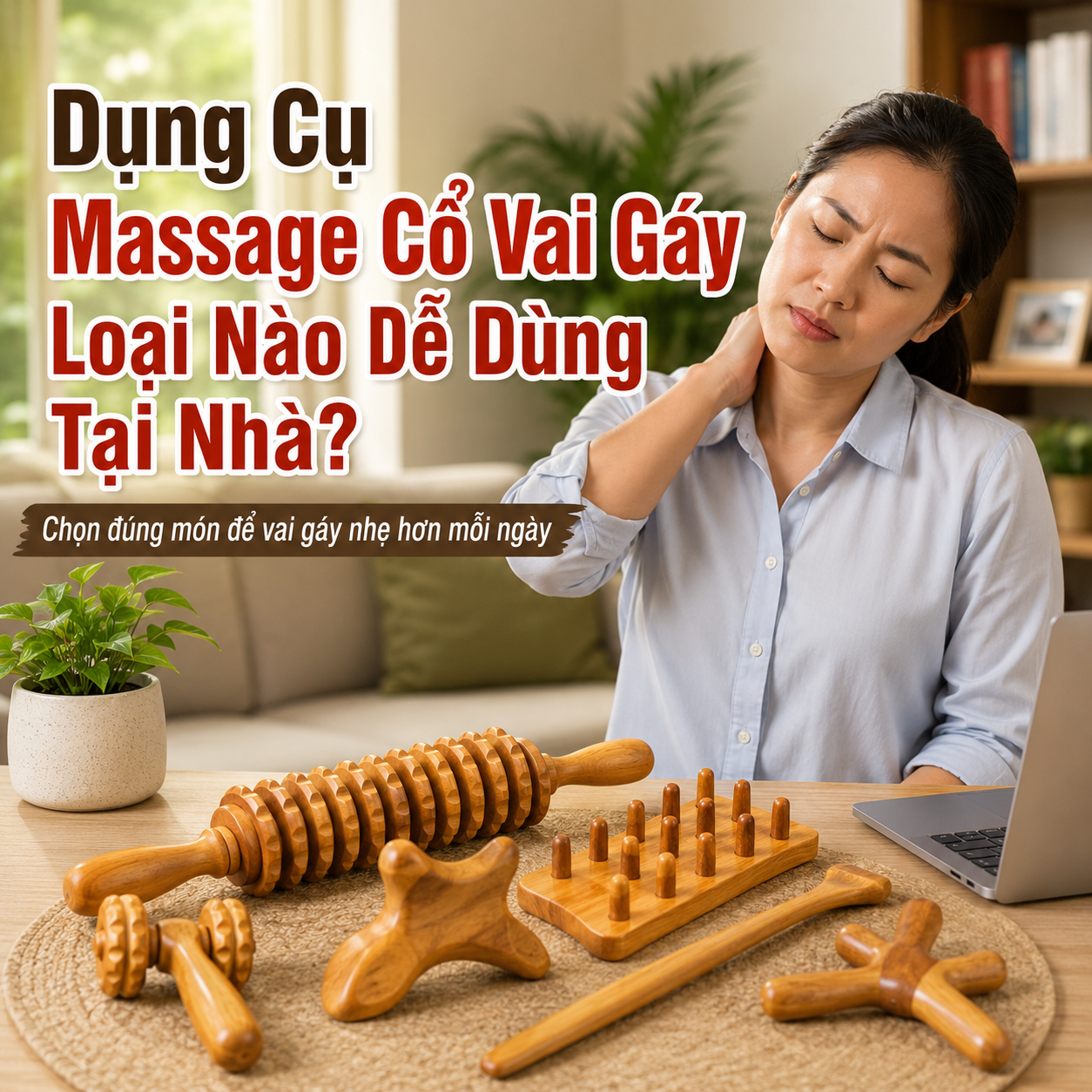 Dụng Cụ Massage Cổ Vai Gáy Loại Nào Dễ Dùng Tại Nhà?