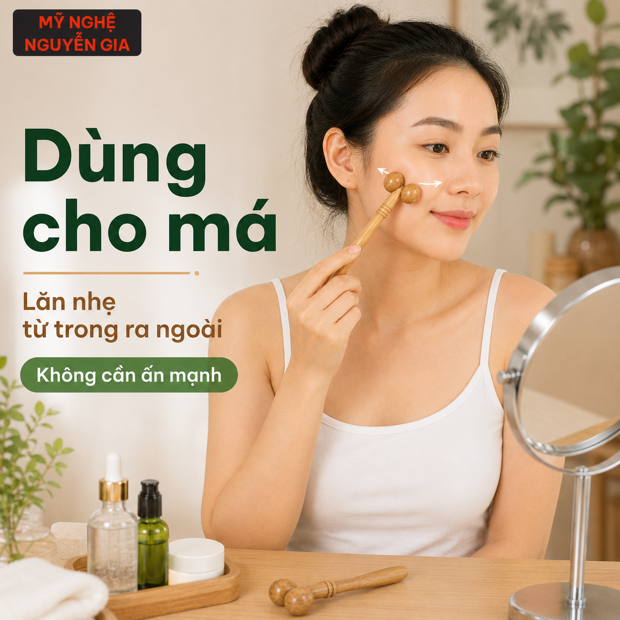 Dụng Cụ Massage Mặt Cầm Tay Có Nên Dùng Không? Cách Dùng Cho Má, Cằm, Trán