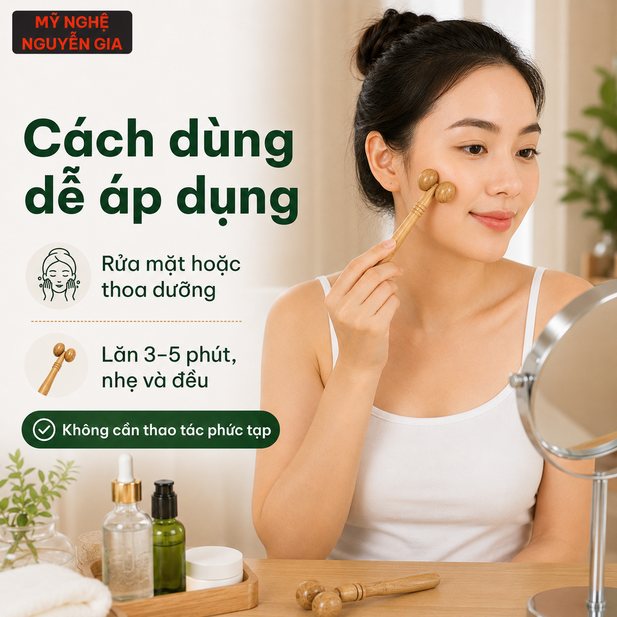 Dụng Cụ Massage Mặt Cầm Tay Có Nên Dùng Không? Cách Dùng Cho Má, Cằm, Trán