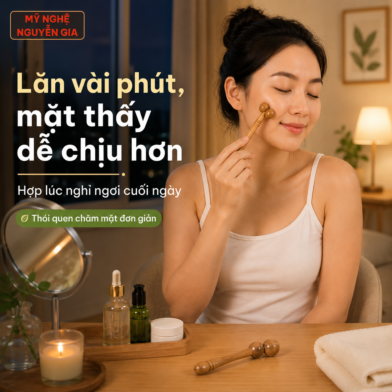 Dụng Cụ Massage Mặt Cầm Tay Có Nên Dùng Không? Cách Dùng Cho Má, Cằm, Trán