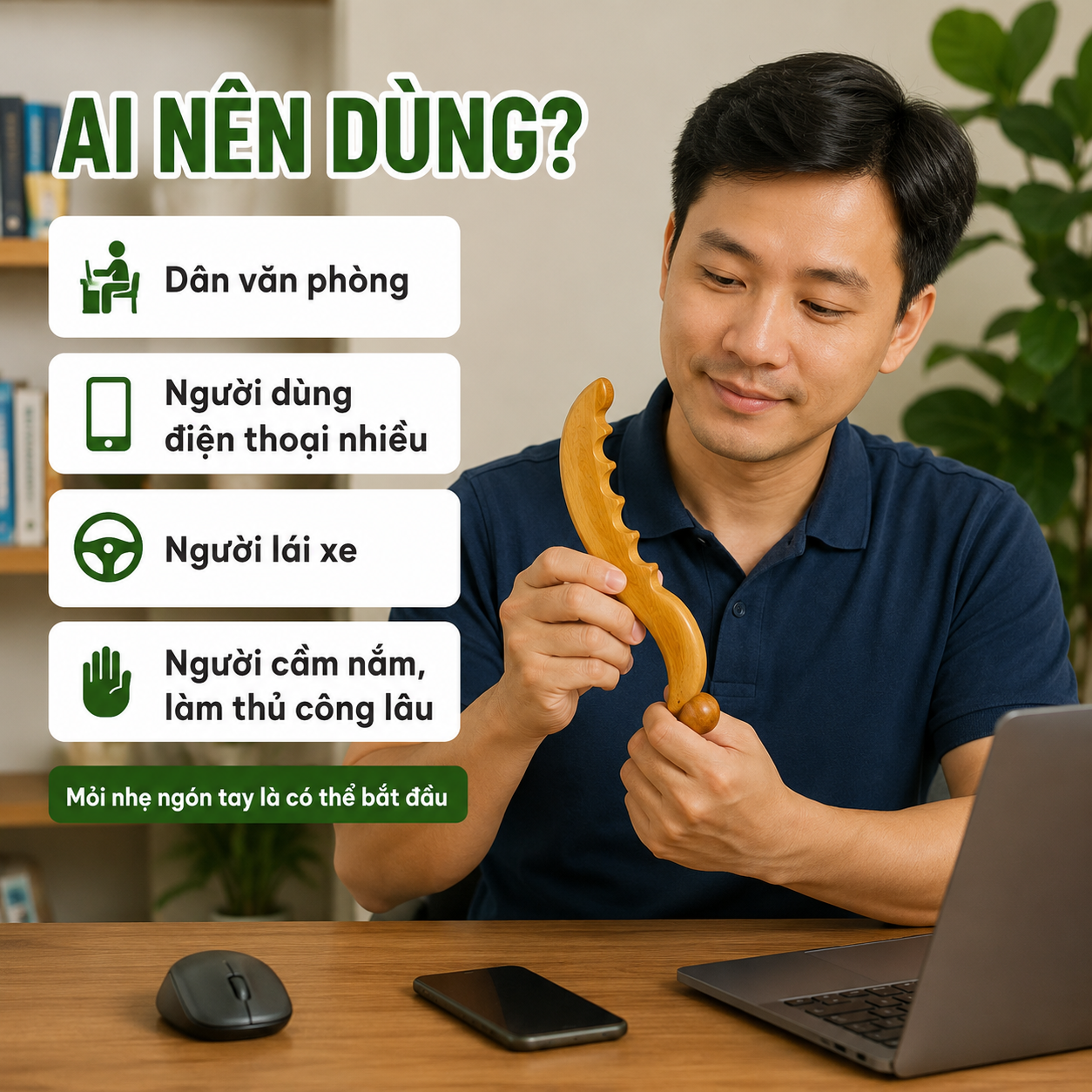 Dụng Cụ Massage Ng&oacute;n Tay C&oacute; N&ecirc;n D&ugrave;ng Kh&ocirc;ng? C&aacute;ch D&ugrave;ng Khi Bấm Điện Thoại, D&ugrave;ng Chuột Nhiều