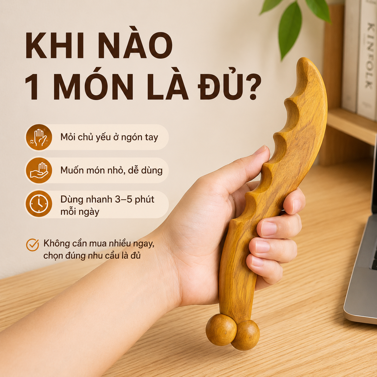 Dụng Cụ Massage Ng&oacute;n Tay C&oacute; N&ecirc;n D&ugrave;ng Kh&ocirc;ng? C&aacute;ch D&ugrave;ng Khi Bấm Điện Thoại, D&ugrave;ng Chuột Nhiều