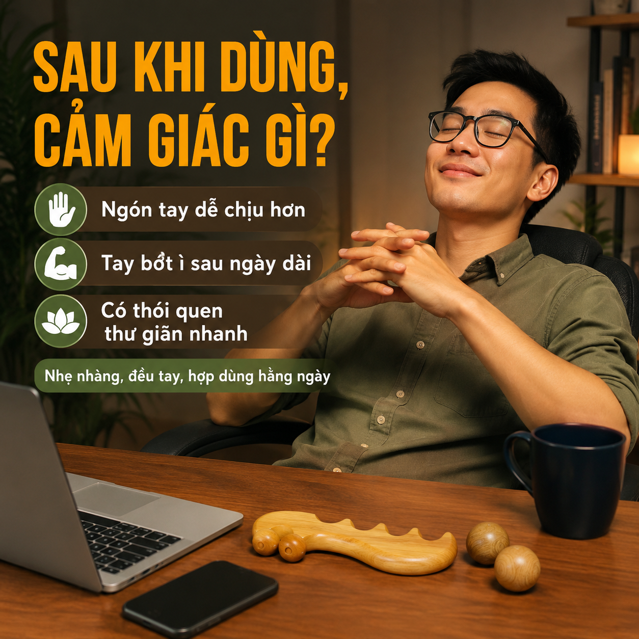 Dụng Cụ Massage Ng&oacute;n Tay C&oacute; N&ecirc;n D&ugrave;ng Kh&ocirc;ng? C&aacute;ch D&ugrave;ng Khi Bấm Điện Thoại, D&ugrave;ng Chuột Nhiều