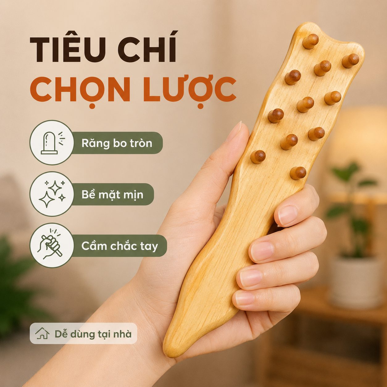 Lược Massage Đầu Gỗ Có Nên Dùng Không? Cách Dùng Cho Da Đầu Và Vai Gáy