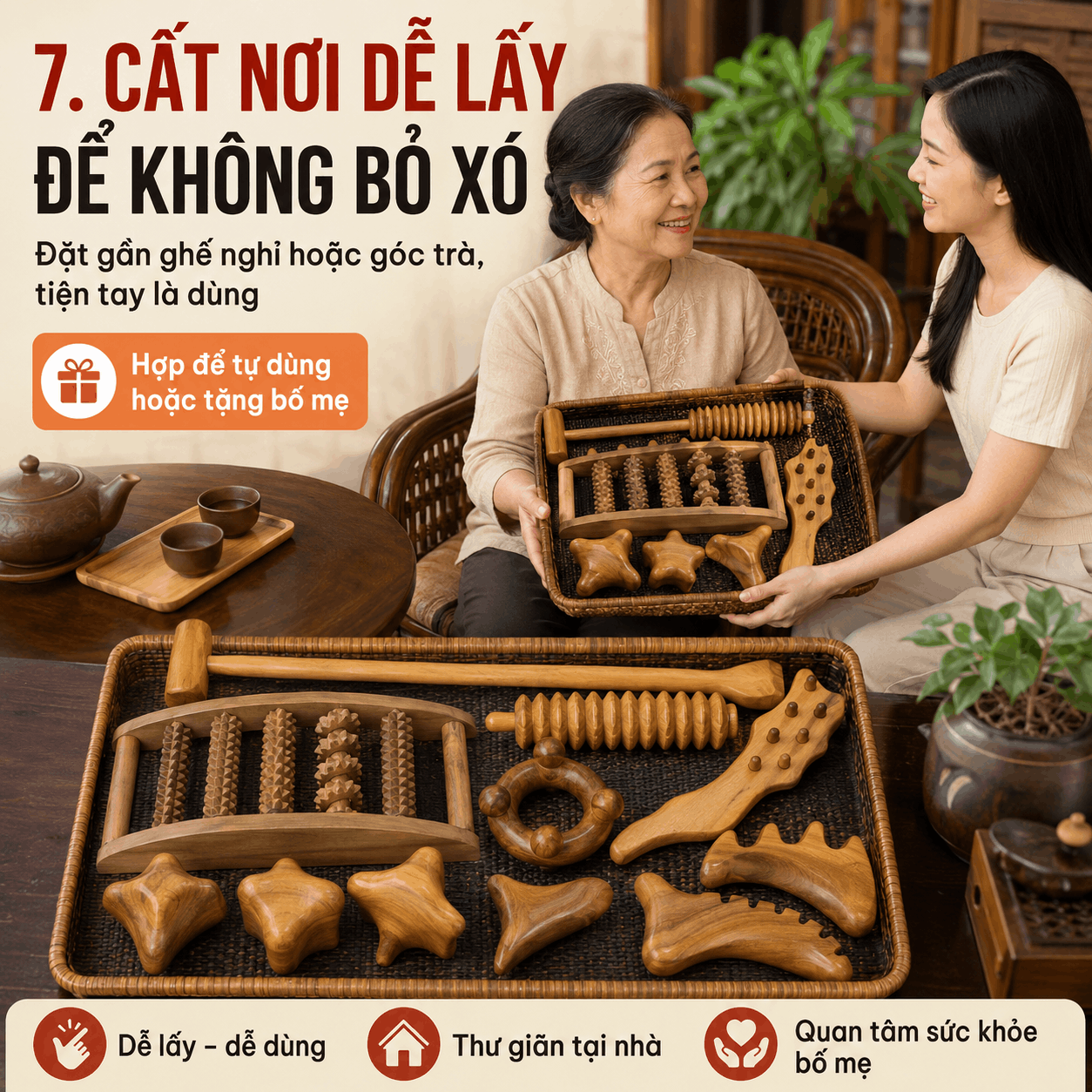 Sau Khi Mua Dụng Cụ Massage Gỗ N&ecirc;n D&ugrave;ng Thế N&agrave;o Để &Ecirc;m, Đ&uacute;ng Lực V&agrave; Kh&ocirc;ng Bỏ X&oacute;?