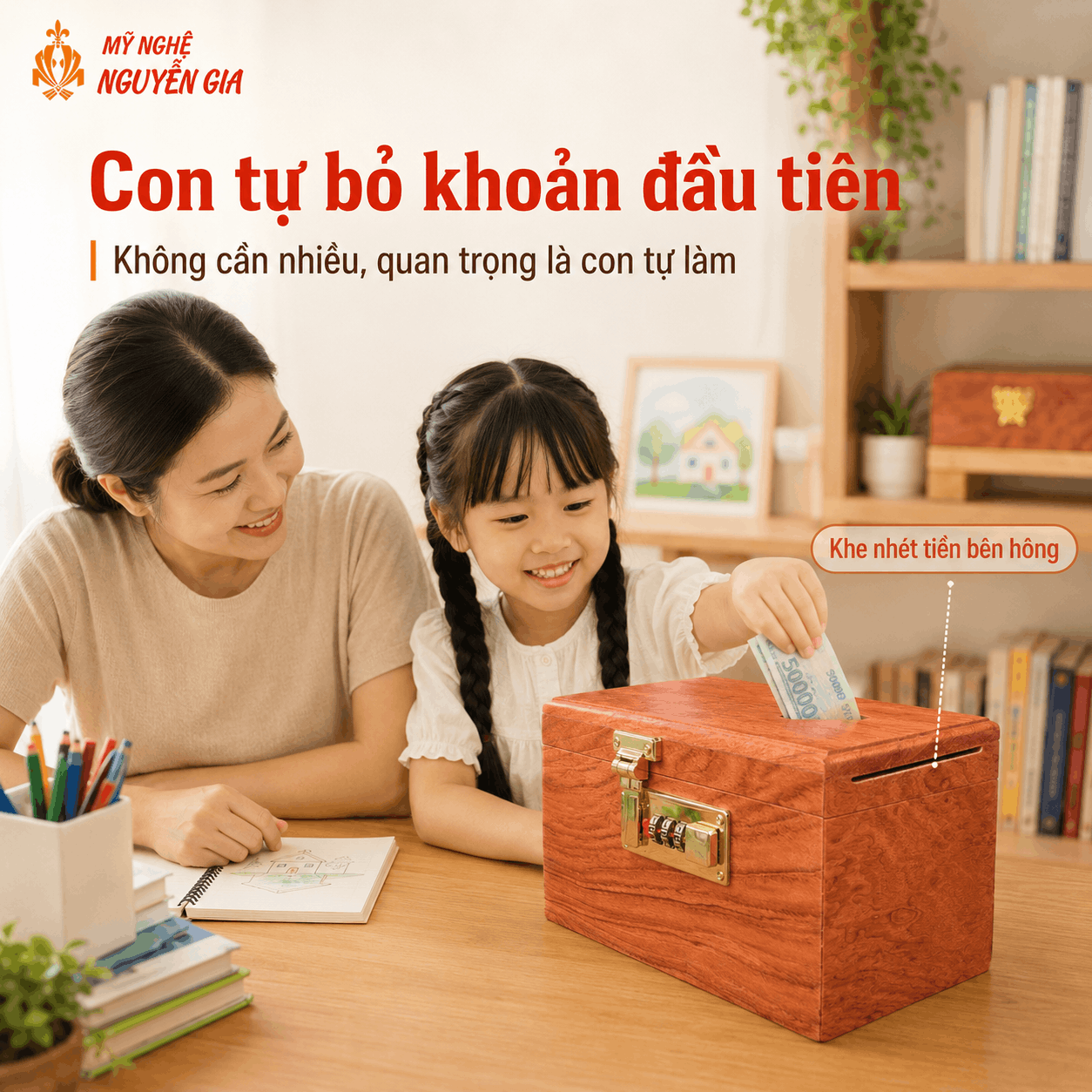 21 Ngày Cùng Con Tiết Kiệm: Bảng Theo Dõi Dễ Làm