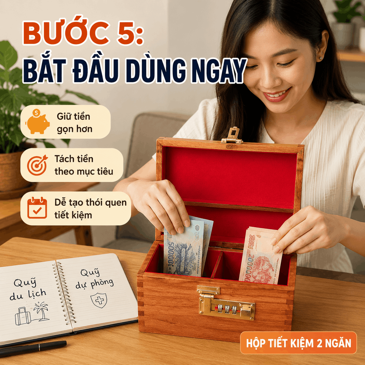 Mới Nhận Hộp Đựng Tiền: N&ecirc;n Kiểm Tra V&agrave; Bắt Đầu D&ugrave;ng Thế N&agrave;o?