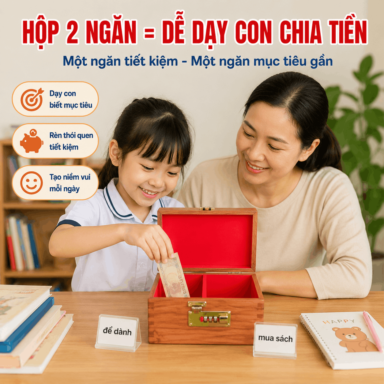 Mua Hộp Tiết Kiệm Cho Con Rồi N&ecirc;n Dạy Con D&ugrave;ng Thế N&agrave;o?