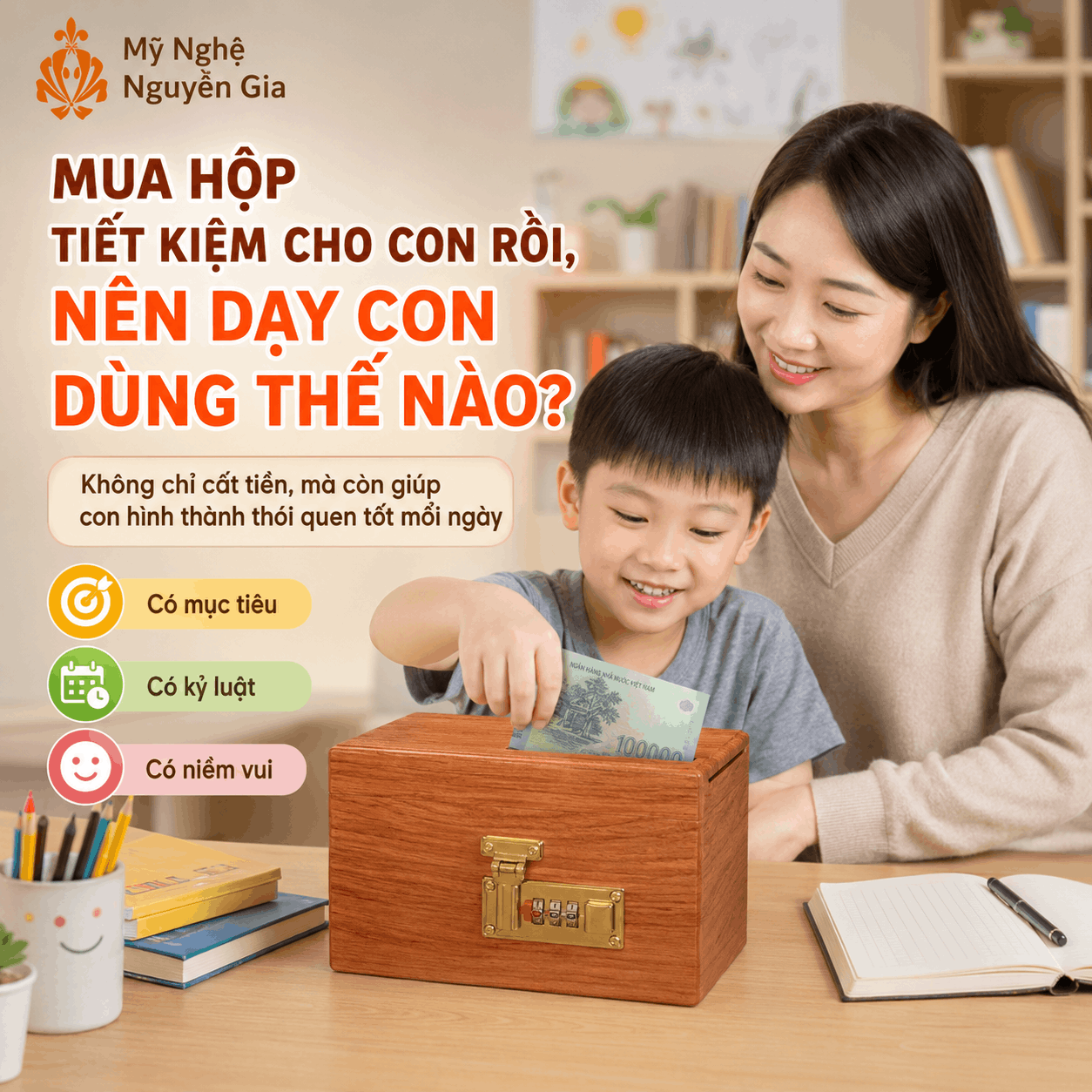 Mua Hộp Tiết Kiệm Cho Con Rồi N&ecirc;n Dạy Con D&ugrave;ng Thế N&agrave;o?