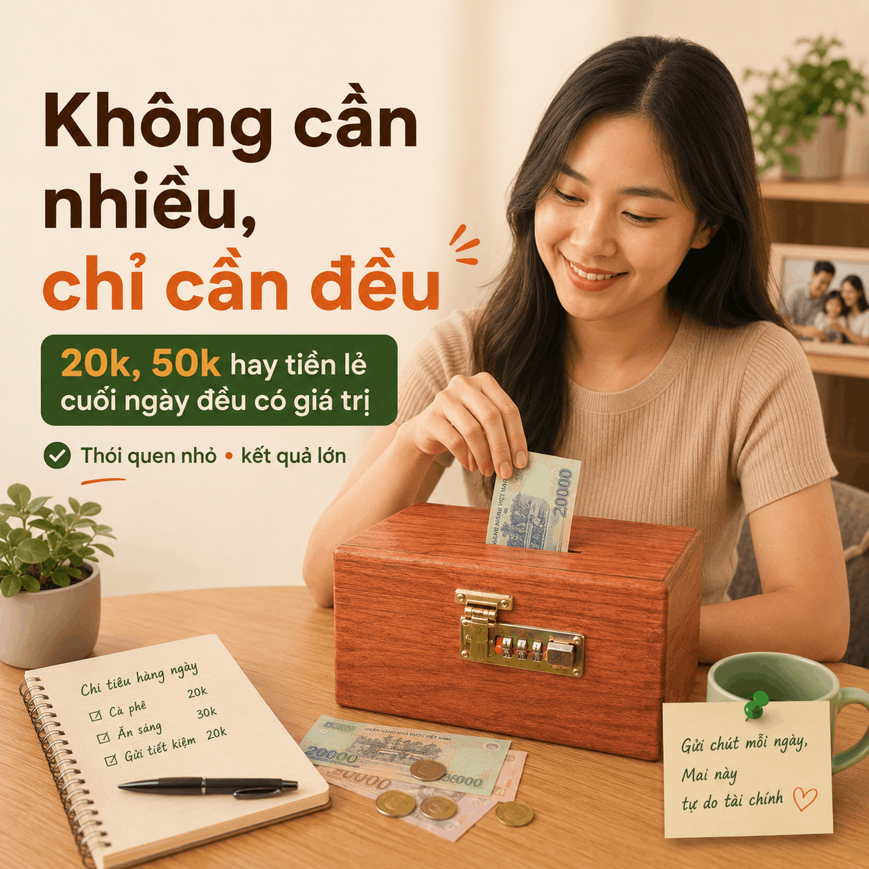 Sau Khi Mua Hộp Đựng Tiền N&ecirc;n D&ugrave;ng Thế N&agrave;o Để Tiết Kiệm Đều Hơn V&agrave; Kh&ocirc;ng Bỏ X&oacute;?