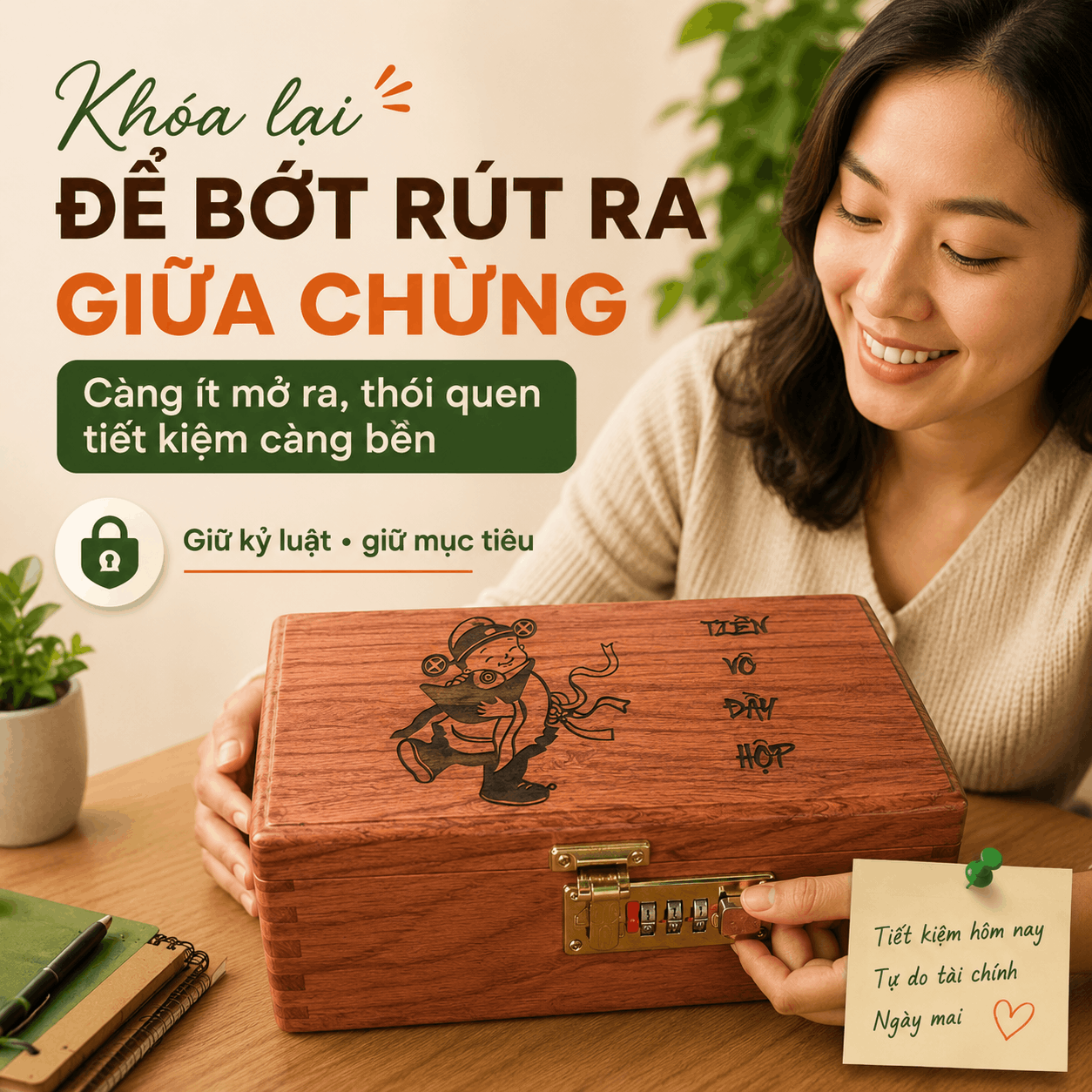Sau Khi Mua Hộp Đựng Tiền N&ecirc;n D&ugrave;ng Thế N&agrave;o Để Tiết Kiệm Đều Hơn V&agrave; Kh&ocirc;ng Bỏ X&oacute;?