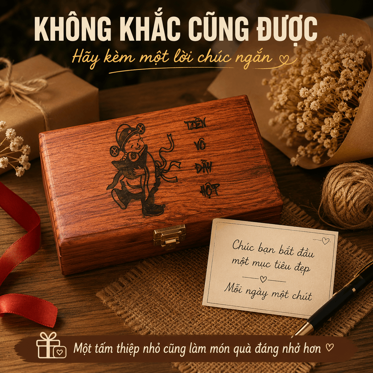 Tặng Hộp Đựng Tiền N&ecirc;n Ghi G&igrave;, Khắc G&igrave; Để M&oacute;n Qu&agrave; C&oacute; &Yacute; Nghĩa Hơn?