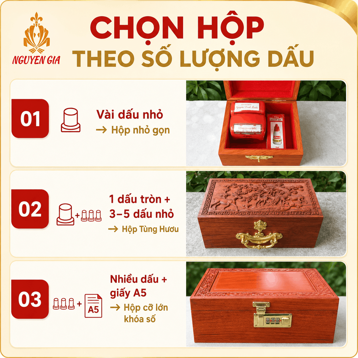 Hộp Đựng Con Dấu C&ocirc;ng Ty N&ecirc;n Chọn Loại N&agrave;o?