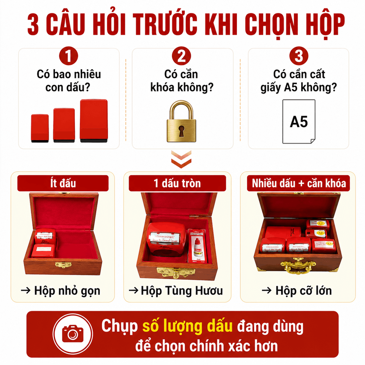 Hộp Đựng Con Dấu C&ocirc;ng Ty N&ecirc;n Chọn Loại N&agrave;o?