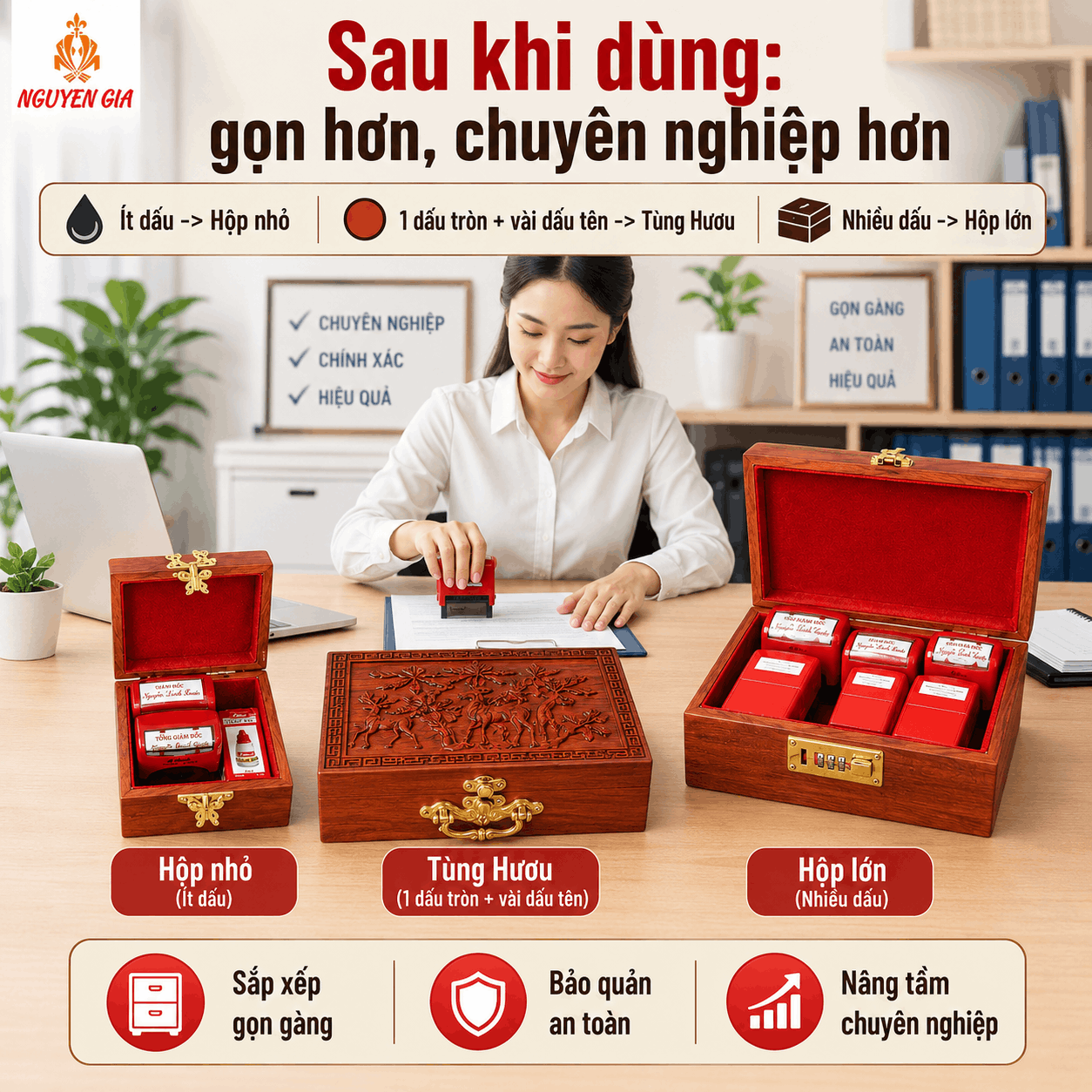 Hộp Đựng Con Dấu Và Hộp Mực Dấu Khác Nhau Thế Nào?