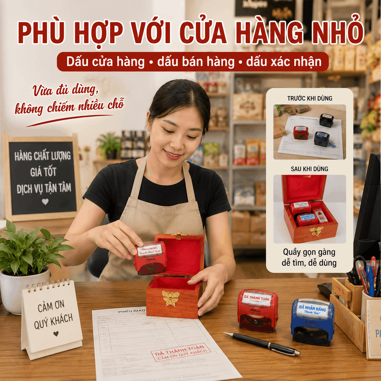 Hộp Đựng Dấu Công Ty Nhỏ Gọn Phù Hợp Với Ai?