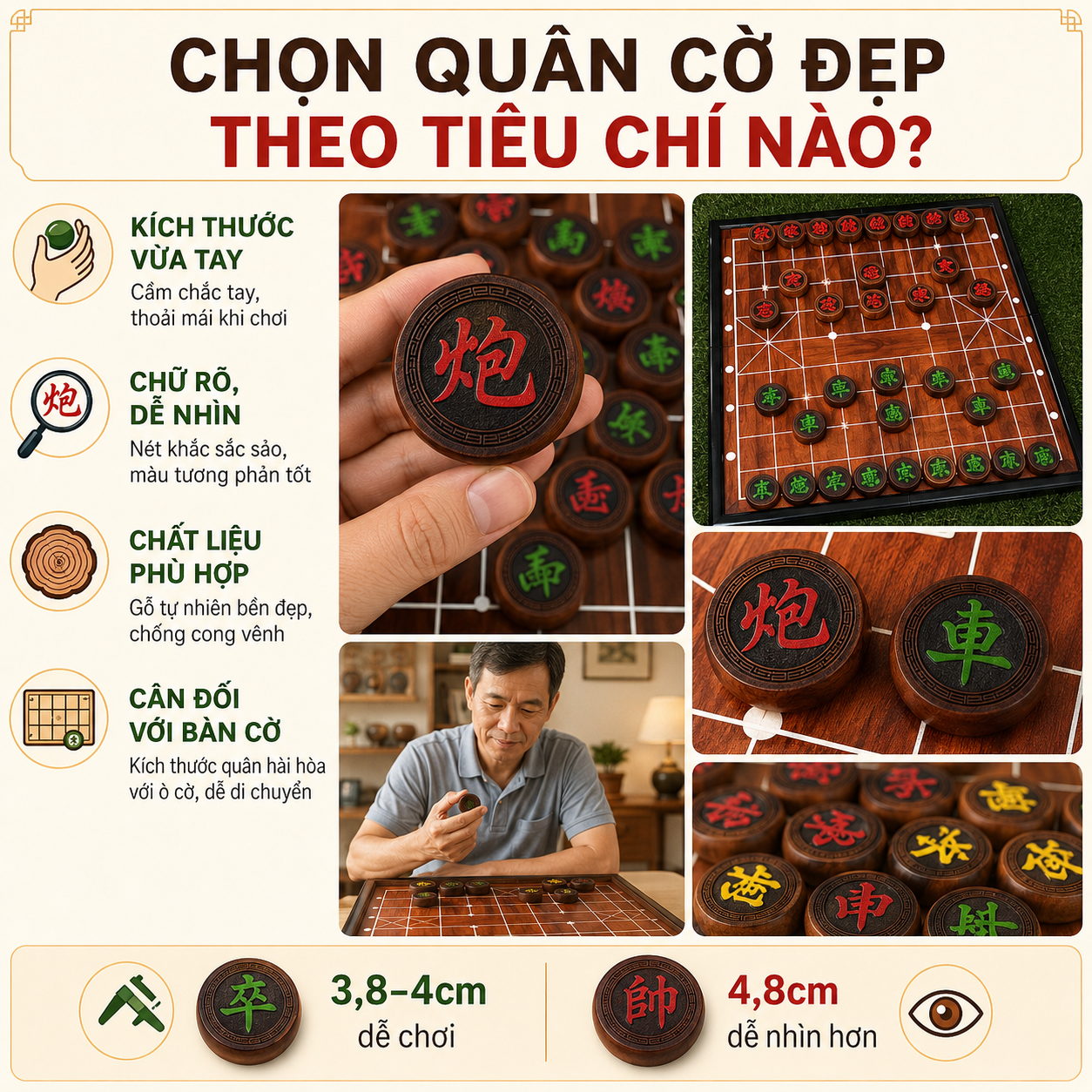 Qu&acirc;n Cờ Tướng Đẹp: Gợi &Yacute; C&aacute;c Mẫu Đ&aacute;ng Chọn V&agrave; C&aacute;ch Phối Với B&agrave;n Cờ