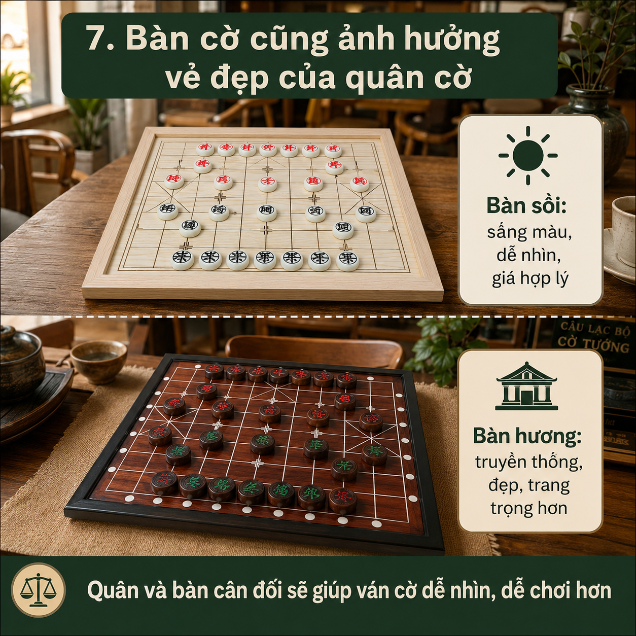 Qu&acirc;n Cờ Tướng Đẹp: Gợi &Yacute; C&aacute;c Mẫu Đ&aacute;ng Chọn V&agrave; C&aacute;ch Phối Với B&agrave;n Cờ
