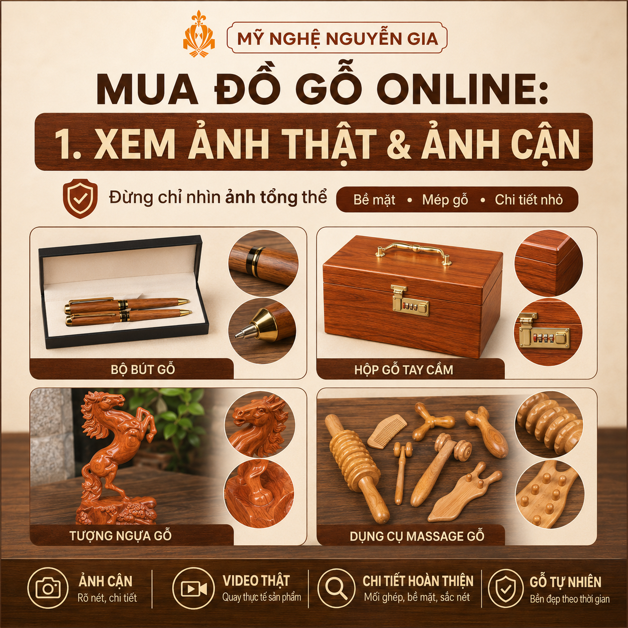 Mua Đồ Gỗ Online L&agrave;m Sao Biết Sản Phẩm C&oacute; Chắc V&agrave; Bền?