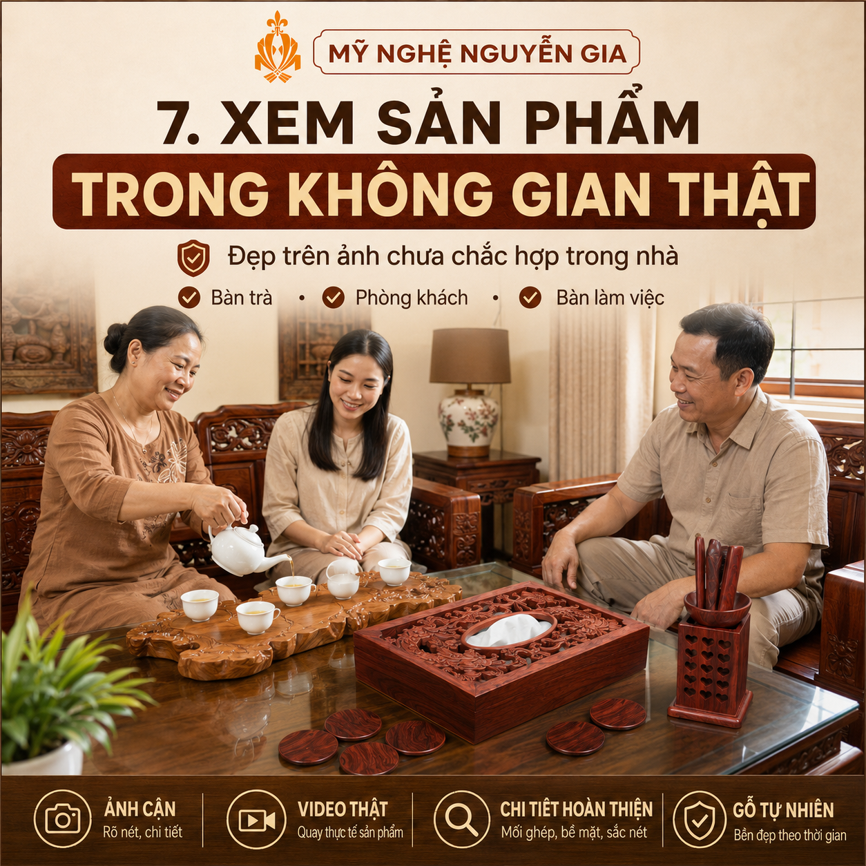 Mua Đồ Gỗ Online L&agrave;m Sao Biết Sản Phẩm C&oacute; Chắc V&agrave; Bền?