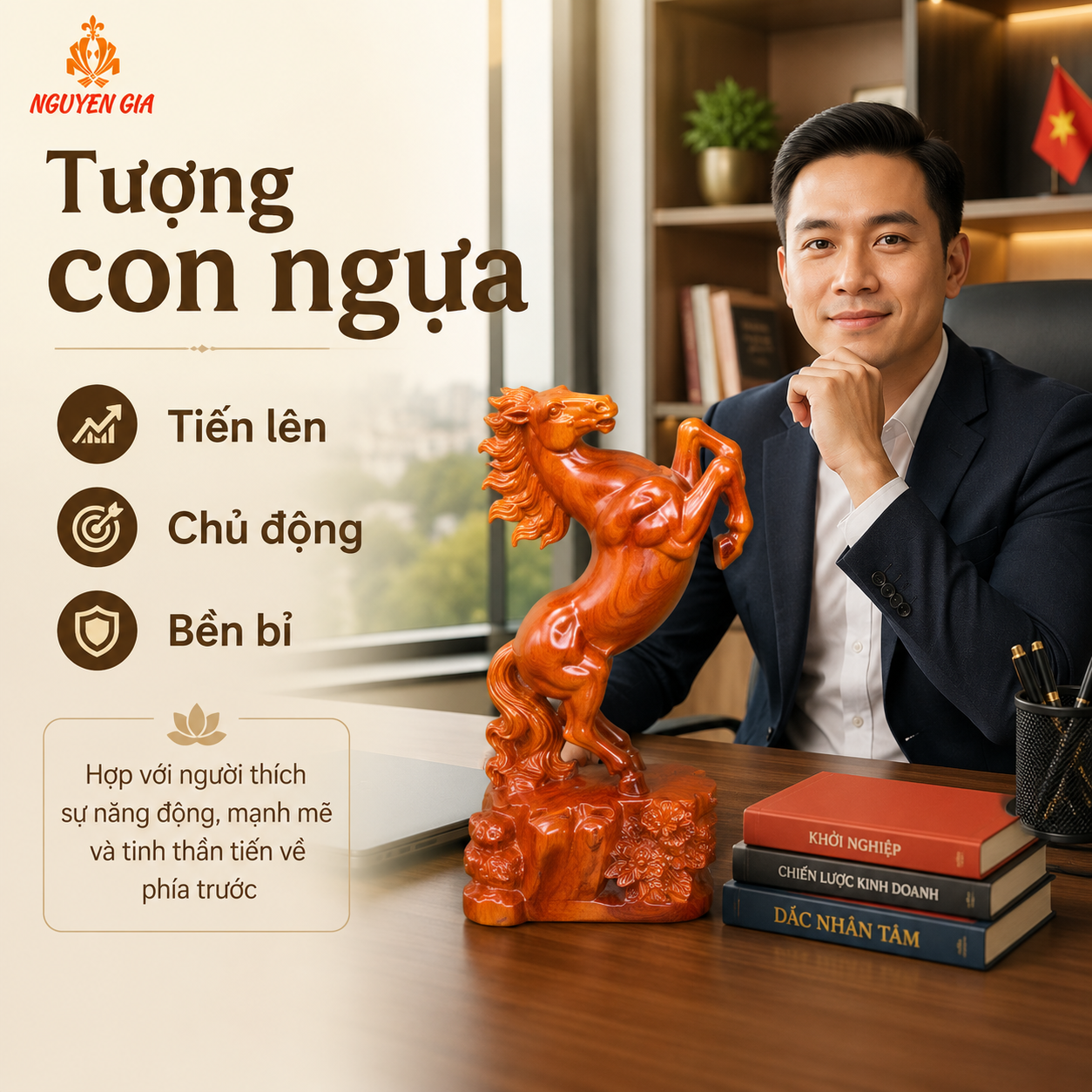 Tượng Để Bàn Làm Việc: Gợi Ý Mẫu Tượng Gỗ Phù Hợp, Ý Nghĩa
