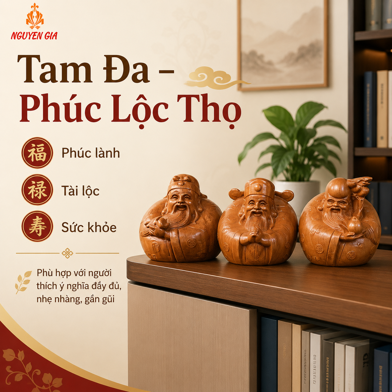 Tượng Để Bàn Làm Việc: Gợi Ý Mẫu Tượng Gỗ Phù Hợp, Ý Nghĩa