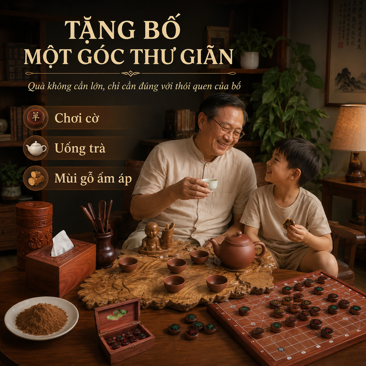 Quà Tặng Bằng Gỗ Cho Bố Nên Chọn Gì Thiết Thực, Ý Nghĩa?