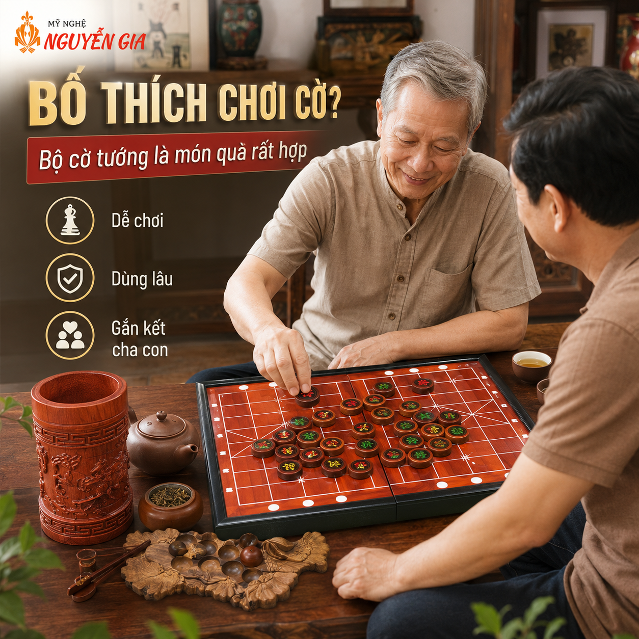 Quà Tặng Bằng Gỗ Cho Bố Nên Chọn Gì Thiết Thực, Ý Nghĩa?