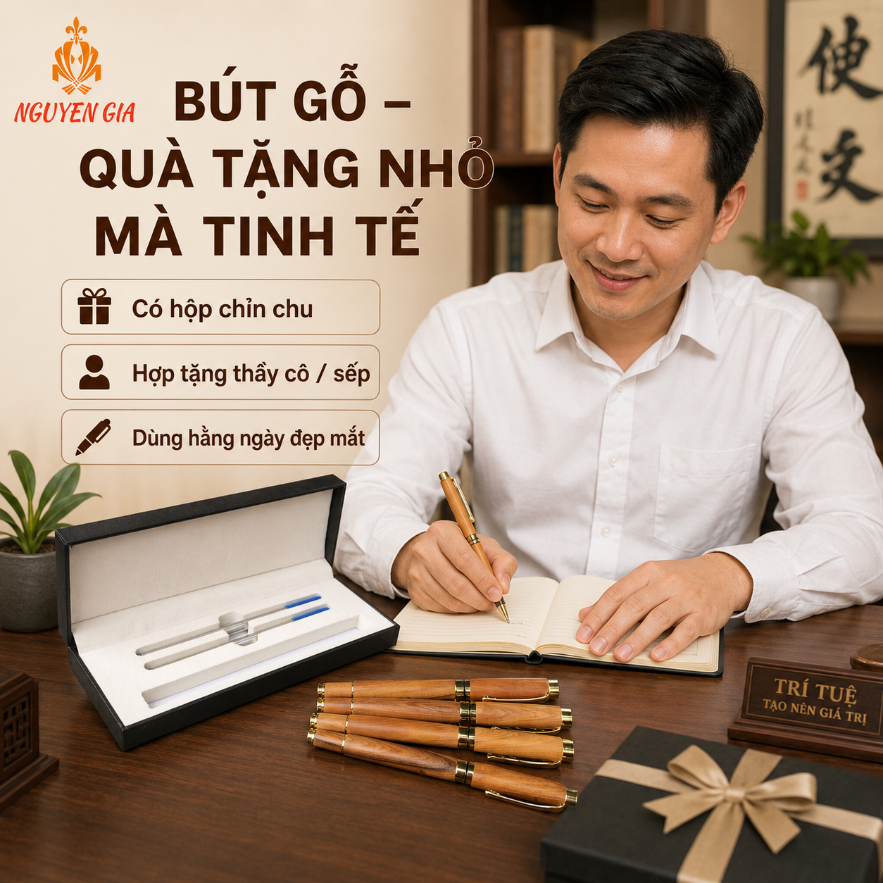 Quà Tặng Bằng Gỗ Cho Ông - Chọn Món Nào Thiết Thực, Ý Nghĩa?
