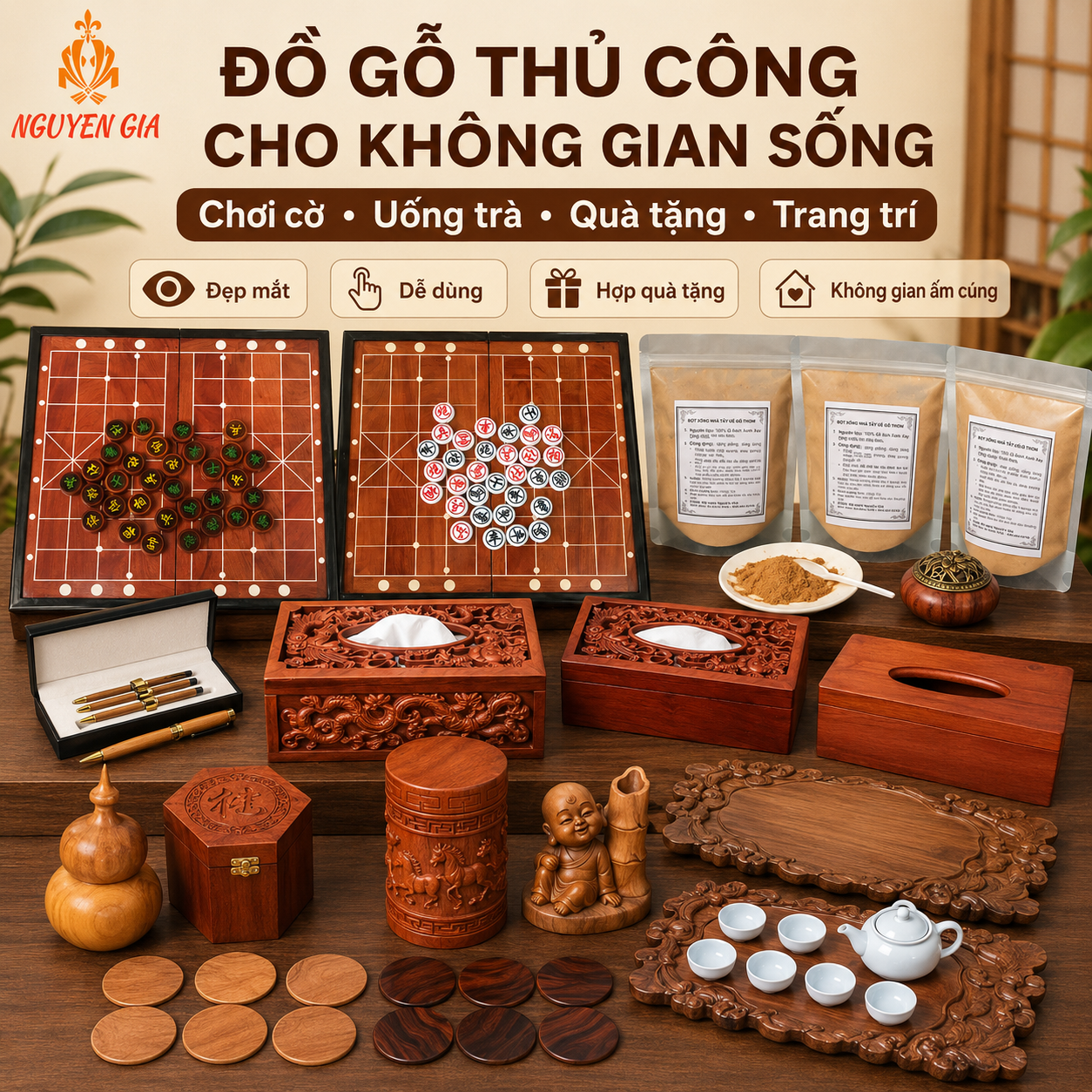 Quà Tặng Bằng Gỗ Cho Ông - Chọn Món Nào Thiết Thực, Ý Nghĩa?