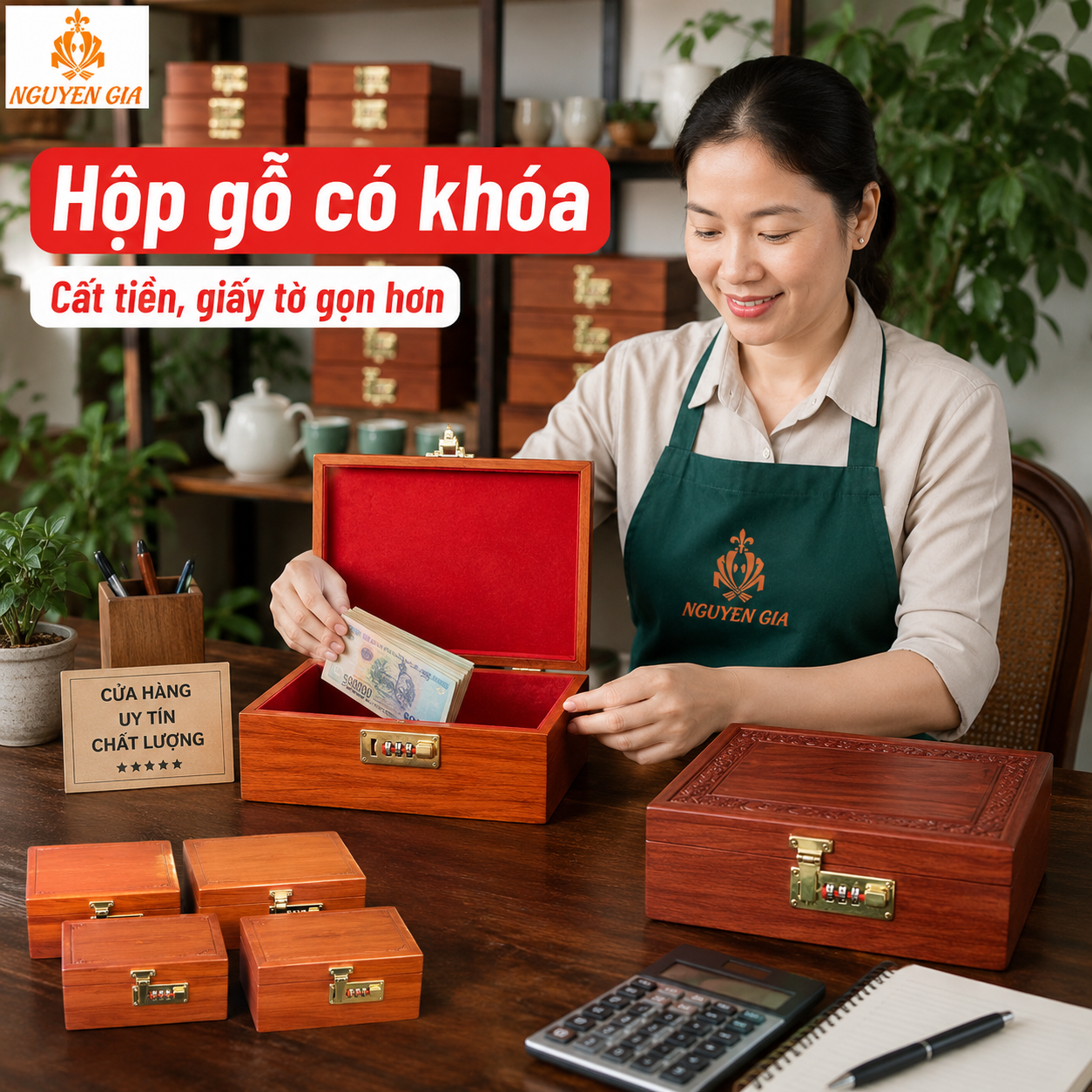 Quà Tặng Để Bàn Làm Việc Bằng Gỗ Gồm Những Món Nào?