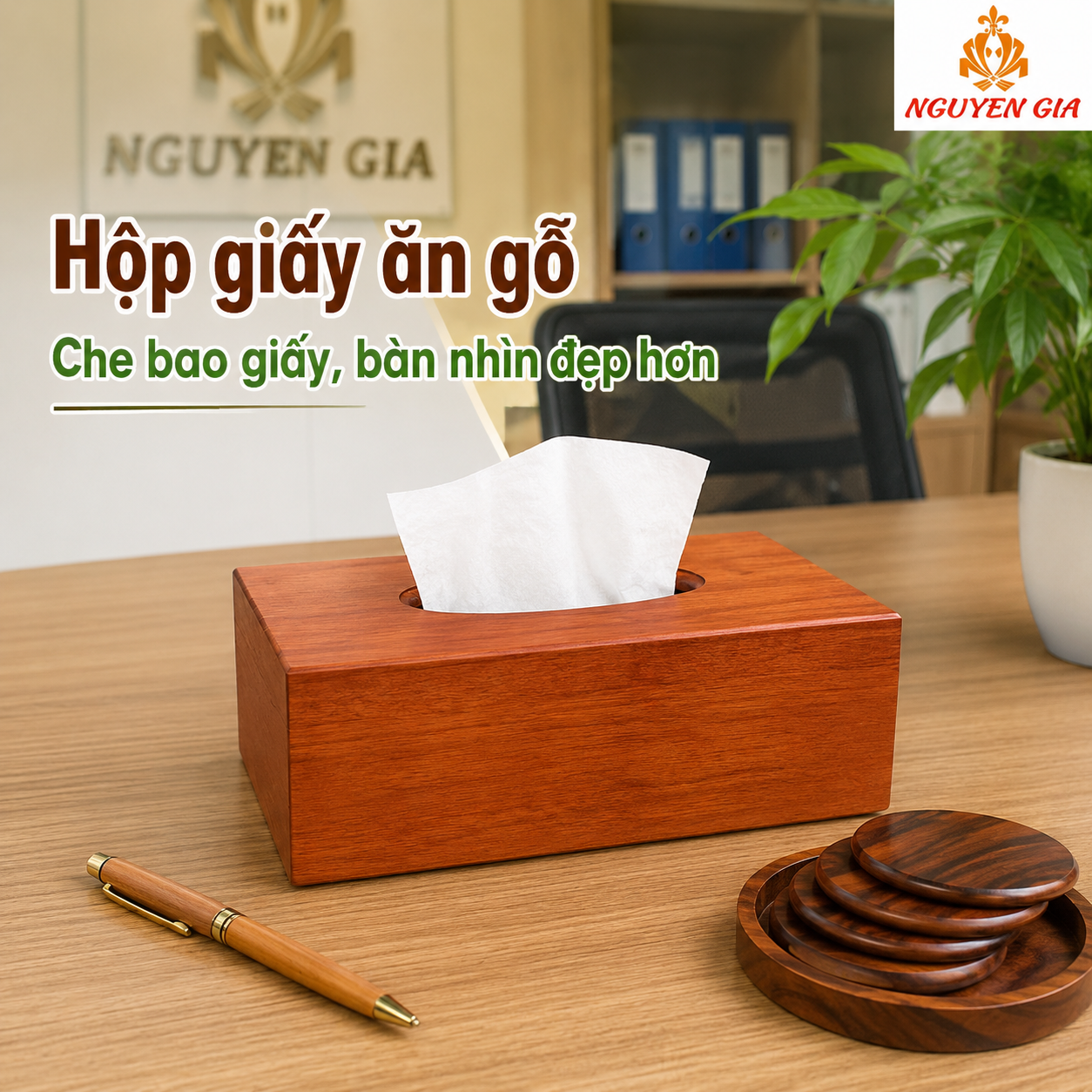 Quà Tặng Để Bàn Làm Việc Bằng Gỗ Gồm Những Món Nào?