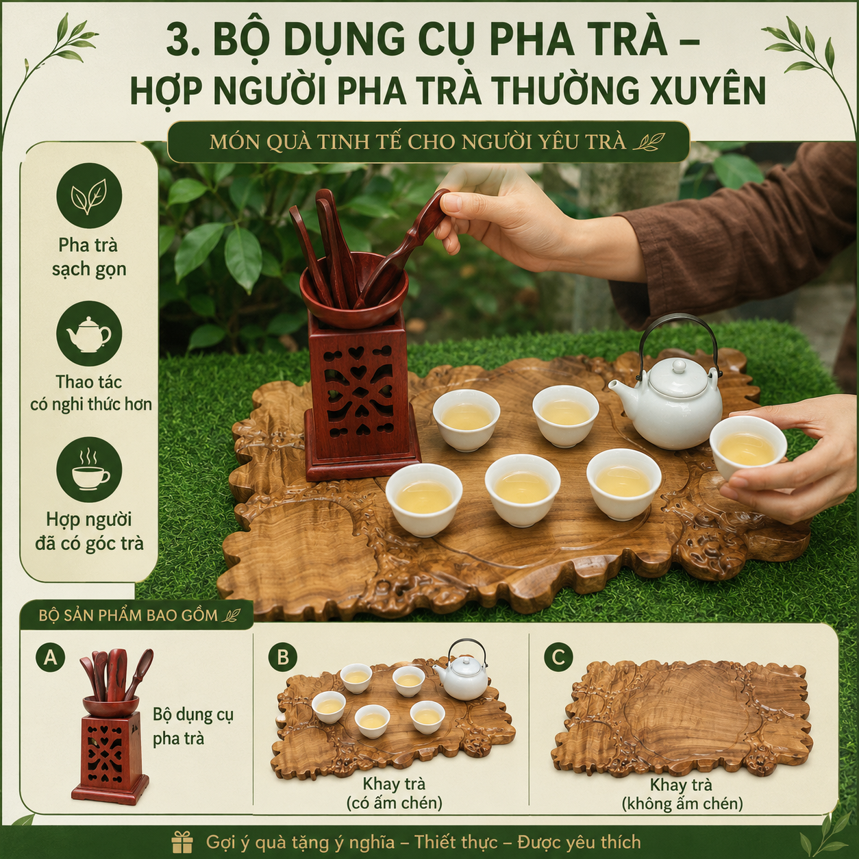 Quà Tặng Người Thích Uống Trà Nên Chọn Gì Tinh Tế, Dễ Dùng?