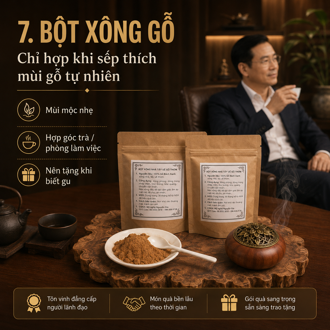 Qu&agrave; Tặng Sếp Nam Bằng Gỗ N&ecirc;n Chọn G&igrave; Cho Tinh Tế?