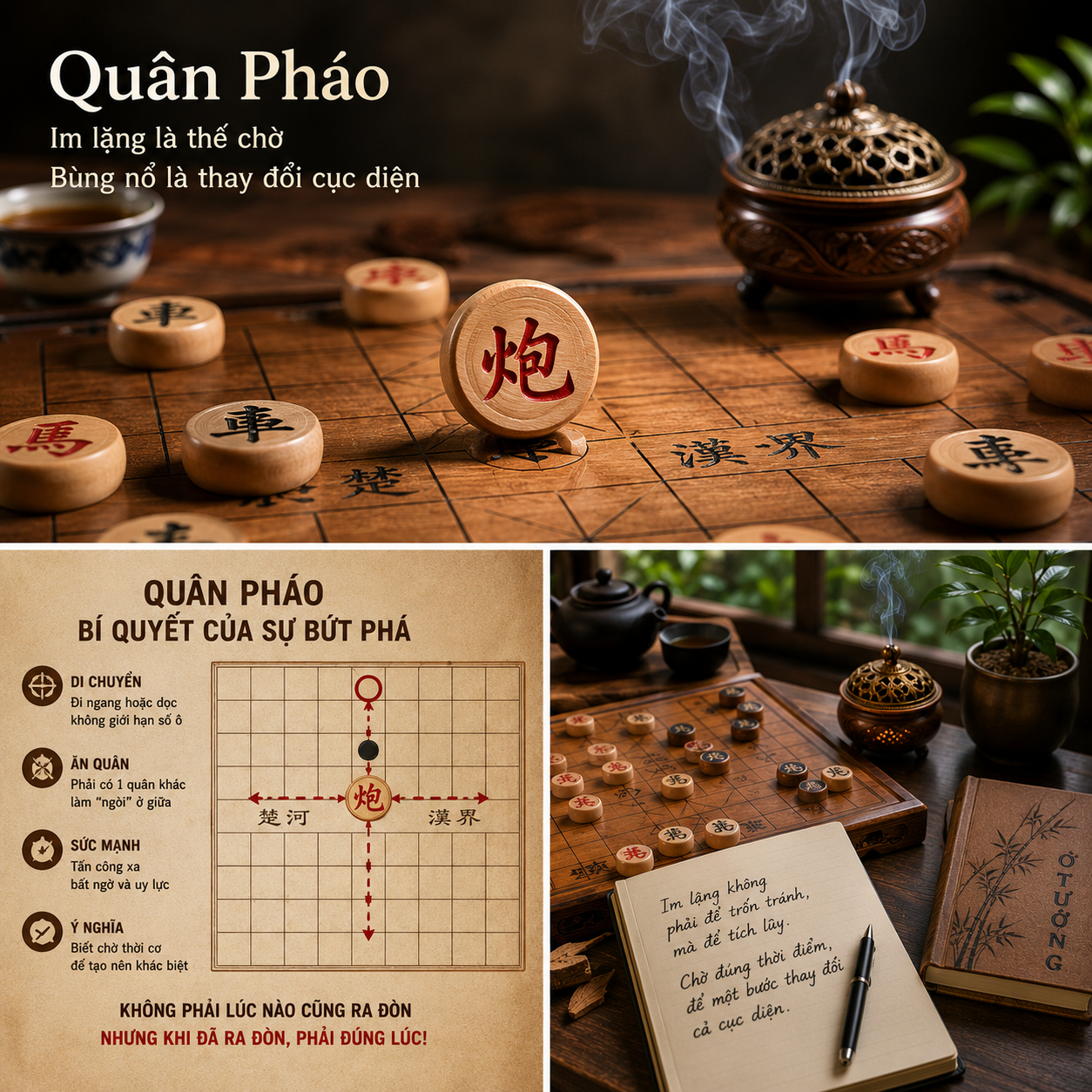 Quân Pháo trong cờ tướng- Cách đi, ý nghĩa và bài học về chờ thời