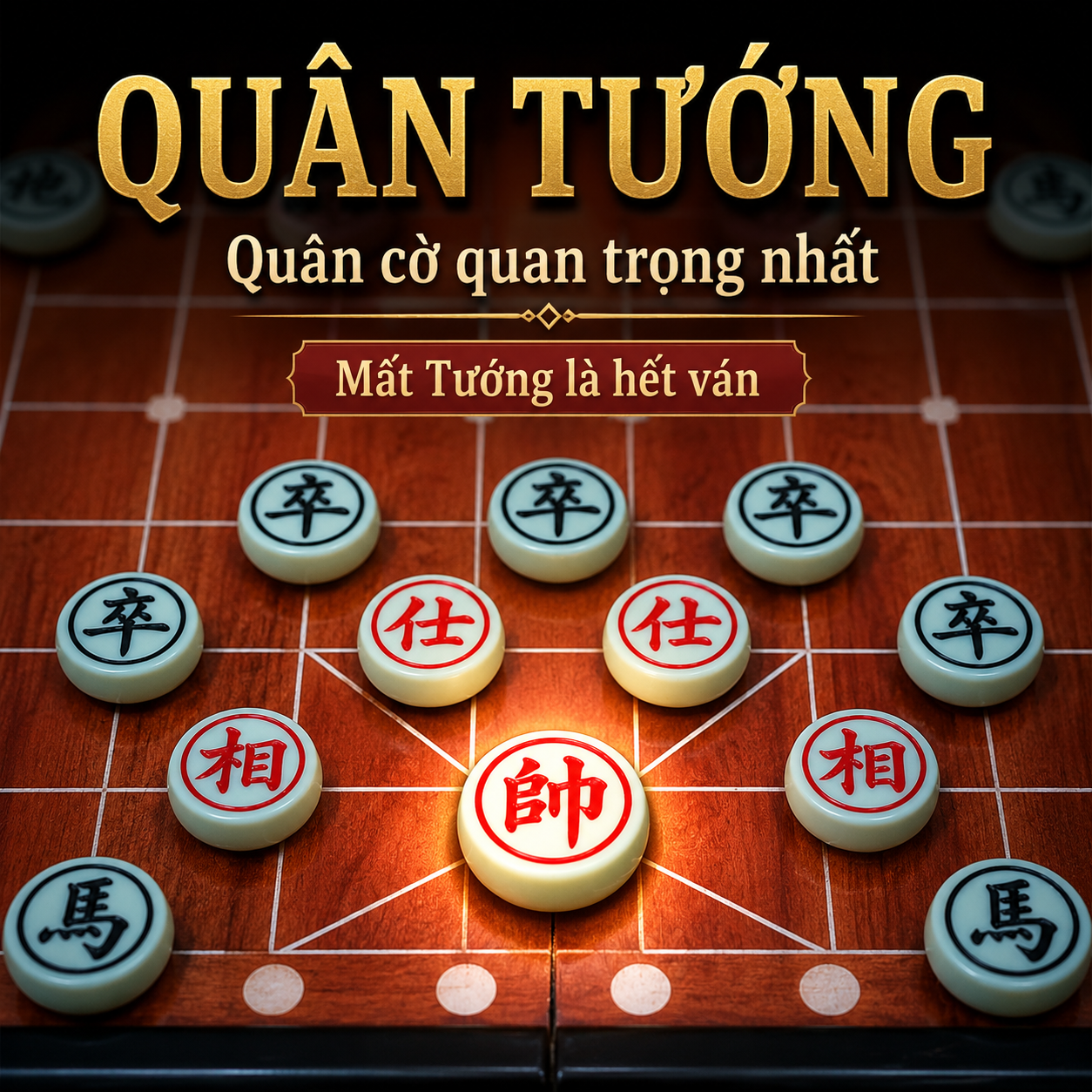 Quân Tướng trong cờ tướng - Cách đi, vai trò và bài học về trách nhiệm