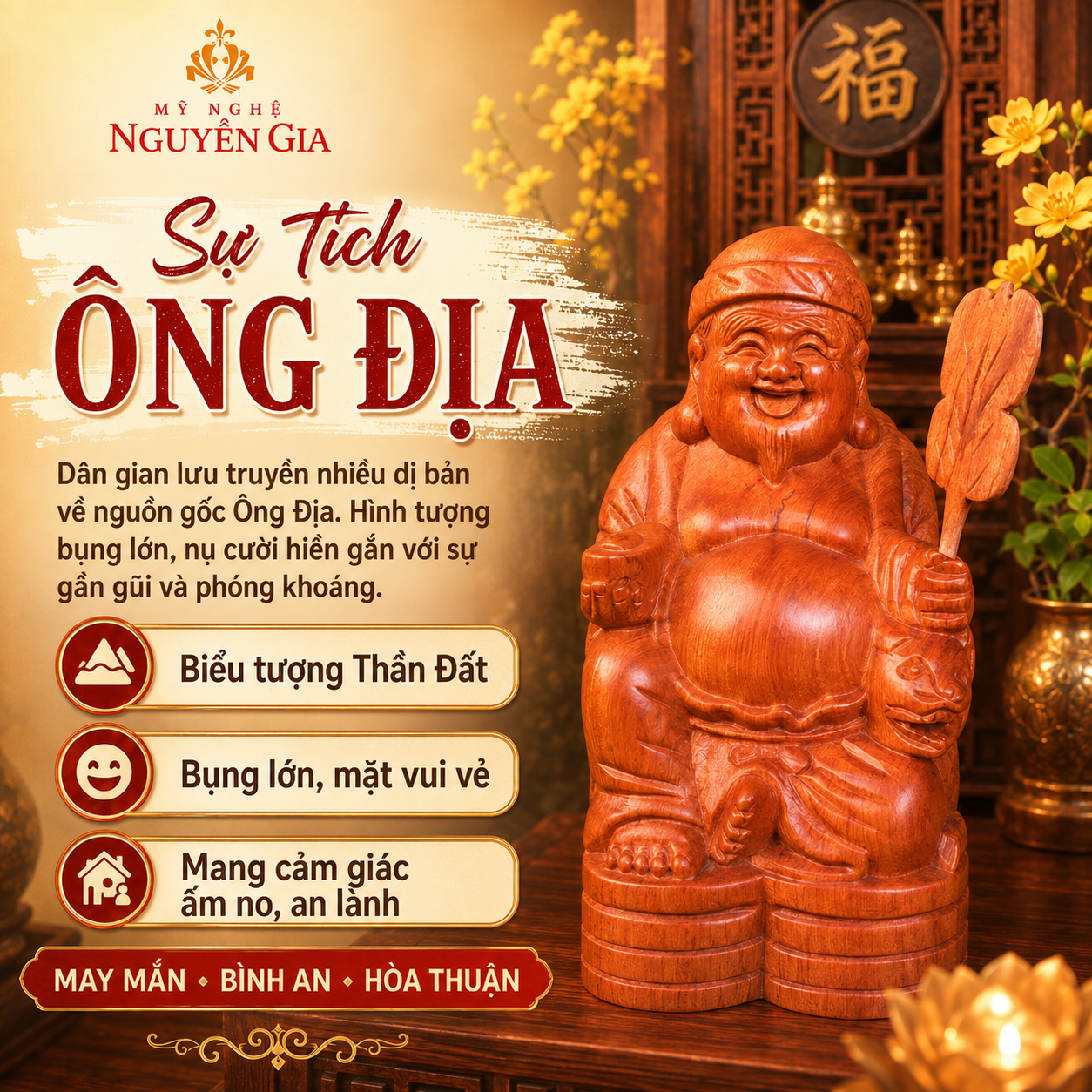 Sự T&iacute;ch &Ocirc;ng Địa L&agrave; Ai? Nguồn Gốc, &Yacute; Nghĩa V&agrave; C&aacute;ch Thờ C&uacute;ng&nbsp;