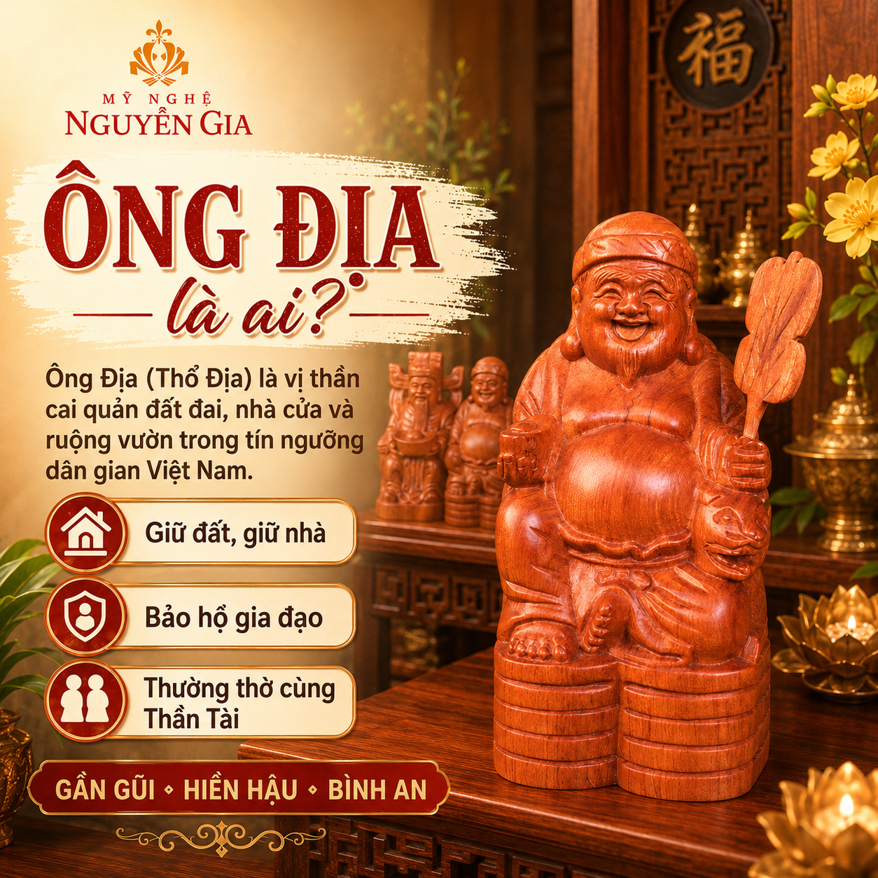 Sự T&iacute;ch &Ocirc;ng Địa L&agrave; Ai? Nguồn Gốc, &Yacute; Nghĩa V&agrave; C&aacute;ch Thờ C&uacute;ng&nbsp;