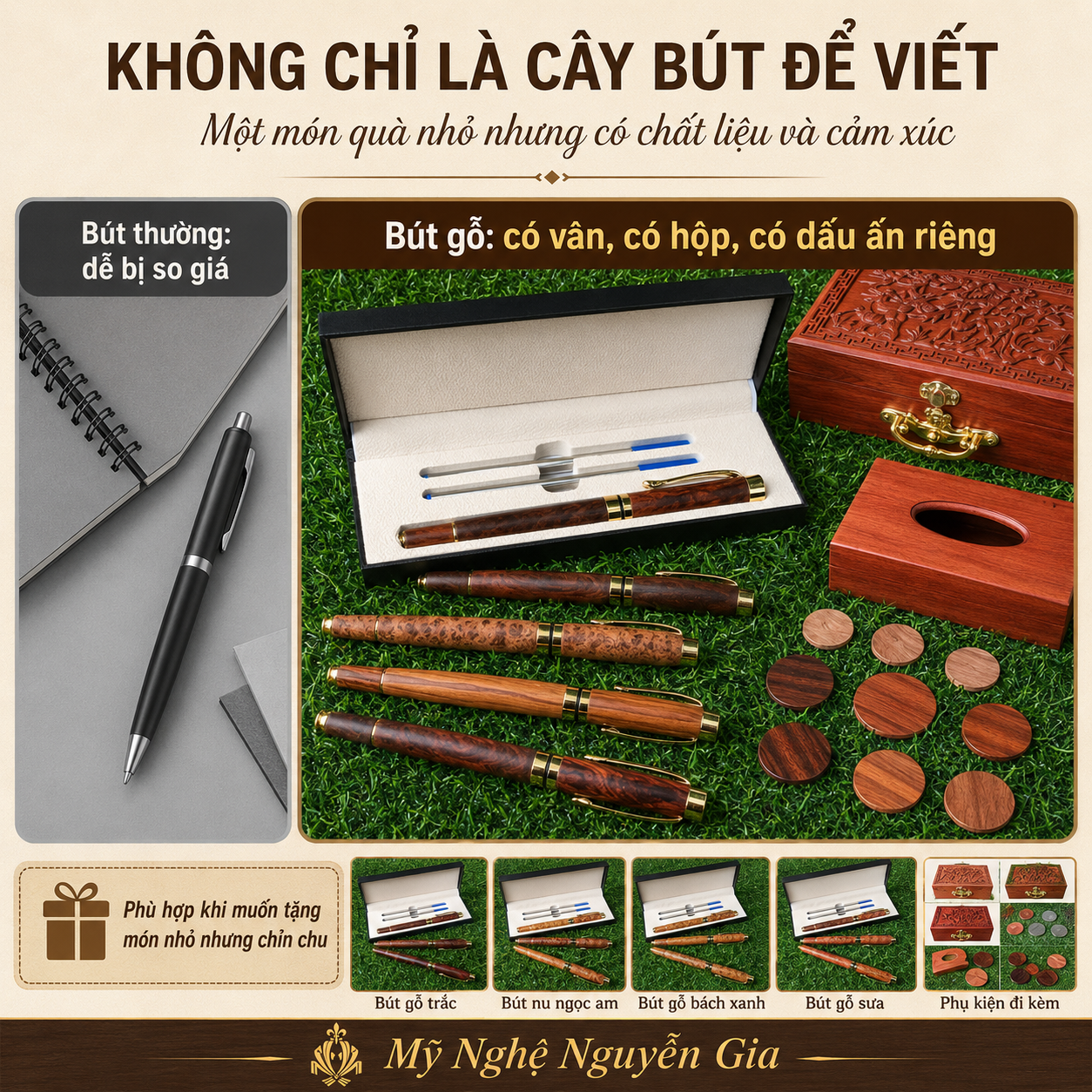Bút Ký Gỗ Có Phù Hợp Làm Quà Tặng Không?
